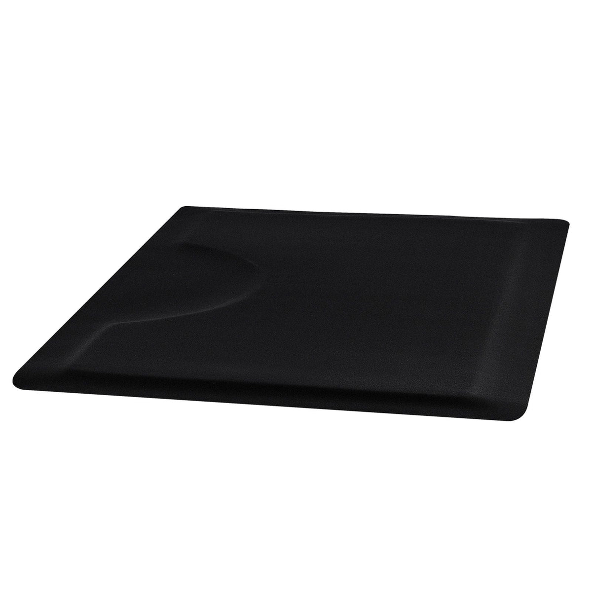 Salon Mat for Hair Stylist, 3 x 5 FT Rectangle Salon Chair Mat Anti Fatigue, 1/2" Thickened PVC + NBR Barber Shop Floor Mat with Round Cut Out, Anti-Trip Beveled Edges & Non-slip Bottom