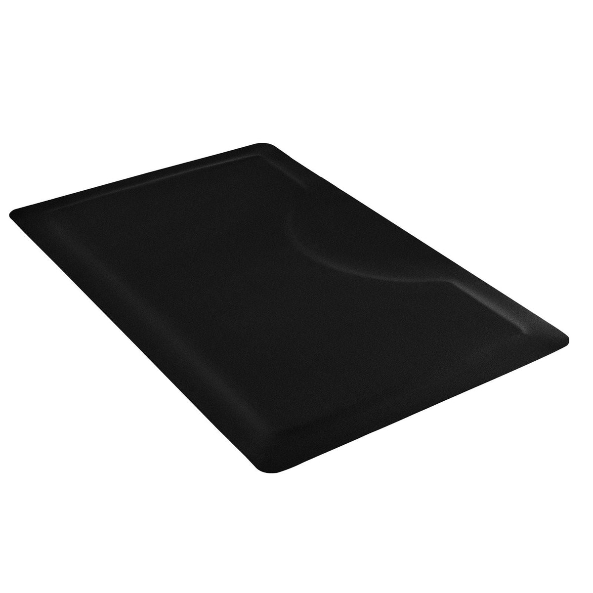 Salon Mat for Hair Stylist, 3 x 5 FT Rectangle Salon Chair Mat Anti Fatigue, 1/2" Thickened PVC + NBR Barber Shop Floor Mat with Round Cut Out, Anti-Trip Beveled Edges & Non-slip Bottom