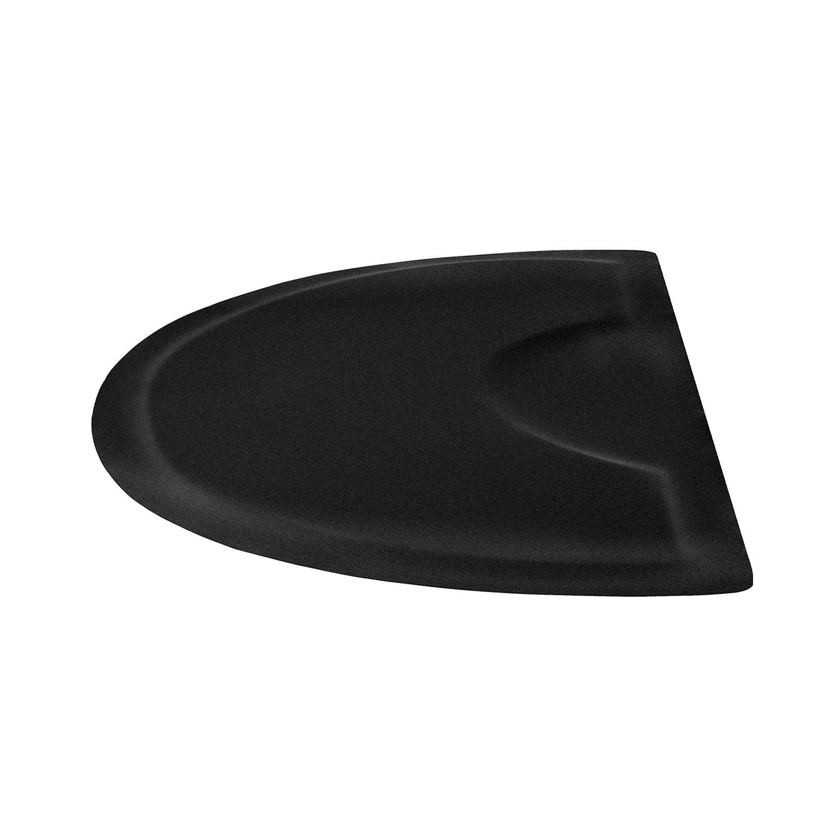 Salon Mat for Hair Stylist, 3 x 5 FT Semi-circle Salon Chair Mat, 1/2-inch Thickened Anti Fatigue Barber Shop Floor Mat with Round Cut Out, Easy-to-Clean PVC Surface & Anti-Trip Beveled Edges