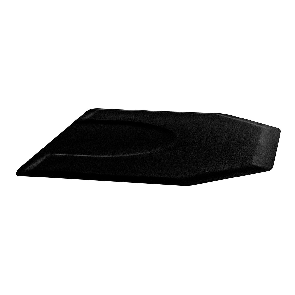 Salon Mat for Hair Stylist, 4 x 5 FT Hexagon Salon Chair Mat Anti Fatigue, 1/2-inch Thickened Barber Shop Floor Mat with Round Cut Out, Easy-to-Clean PVC Surface & Anti-Trip Beveled Edges