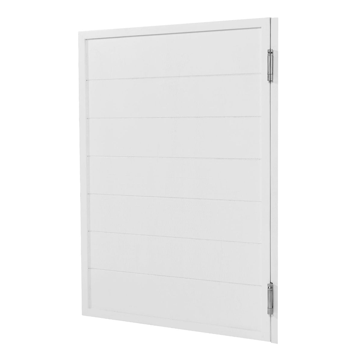 Saloon Doors, 32"W x 42" H Single Swinging Cafe Interior Doors, Square Design Premium Pine Wood, with Hinges & Hardware Kit, Easy to Install, for Hallway Kitchen Bar Pub Entrance, White