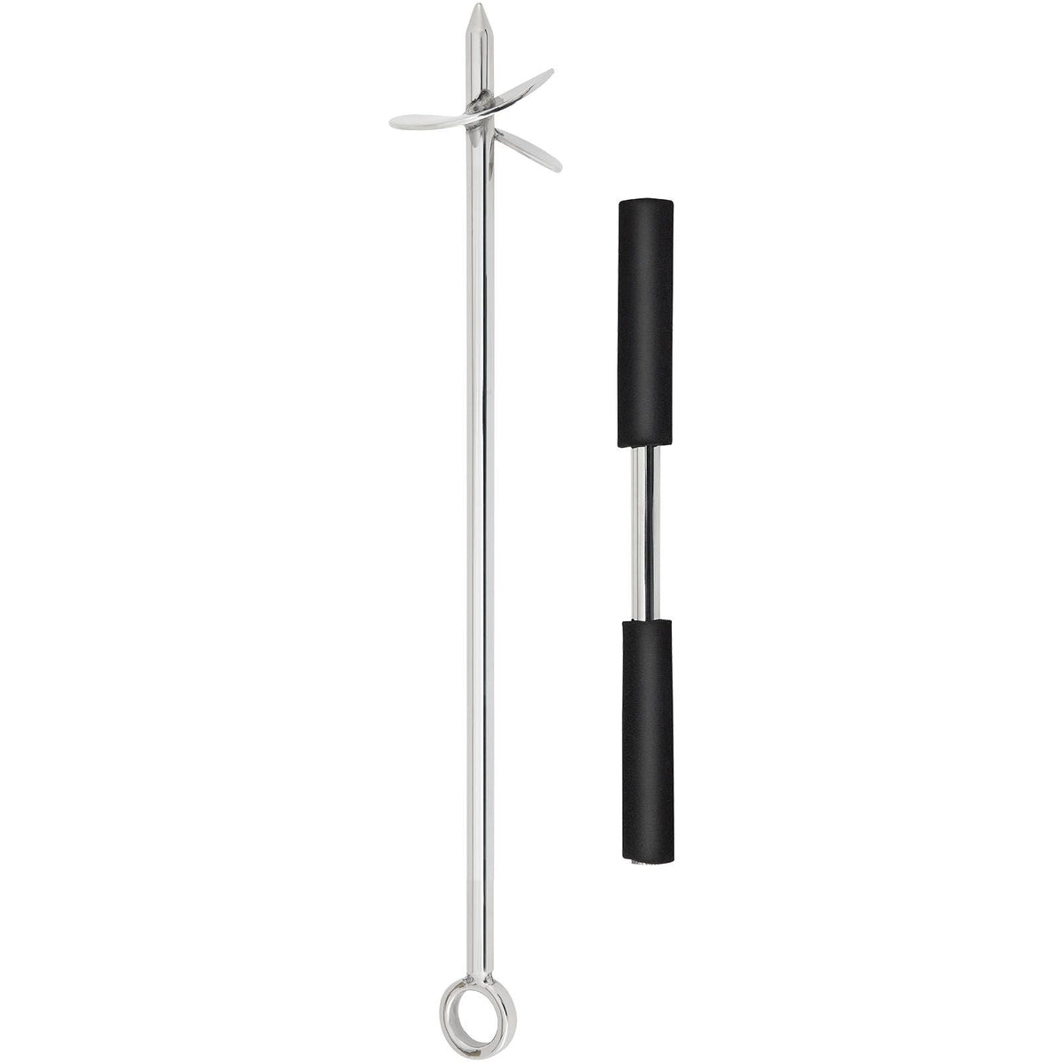 Sand Anchor, 18\" Length Auger to The Beach and Sandbar, 316 Stainless Steel Screw Anchor with Removable Handle, Bungee Line & Carry Bag, for Jet Ski PWC Pontoon Kayak