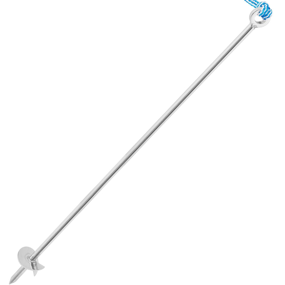 Sand Anchor, 36\" Length Auger to The Beach and Sandbar, 316 Stainless Steel Screw Anchor with Removable Handle, Bungee Line & Carry Bag, for Jet Ski PWC Pontoon Kayak