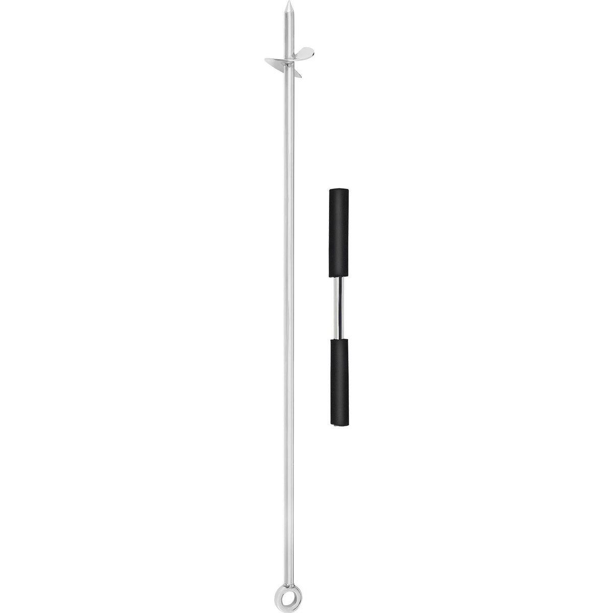 Sand Anchor, 36\" Length Auger to The Beach and Sandbar, 316 Stainless Steel Screw Anchor with Removable Handle, Bungee Line & Carry Bag, for Jet Ski PWC Pontoon Kayak
