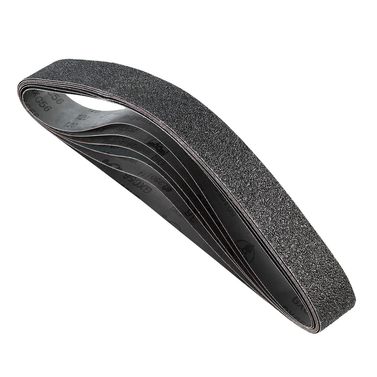 Sanding Belts, 2 x 42-inch Belt Sander Sanding Belts, 6 PCS (Each of 36 40 60 80 100 120 Assorted Grits) Silicon Carbide for Knife Sharpening, Metalworking, Composites, Plastic Finishing