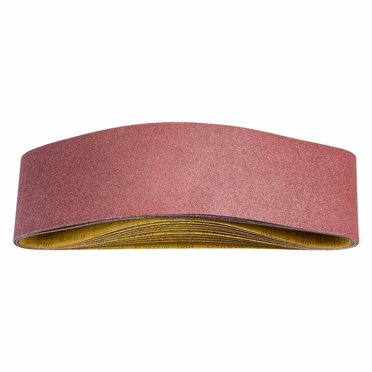 Sanding Belts, 6 x 48-inch Belt Sander Sanding Belts, 10PCS 80 Grit Aluminum Oxide for Woodworking, Steel, Aluminum, Non-Ferrous Metals