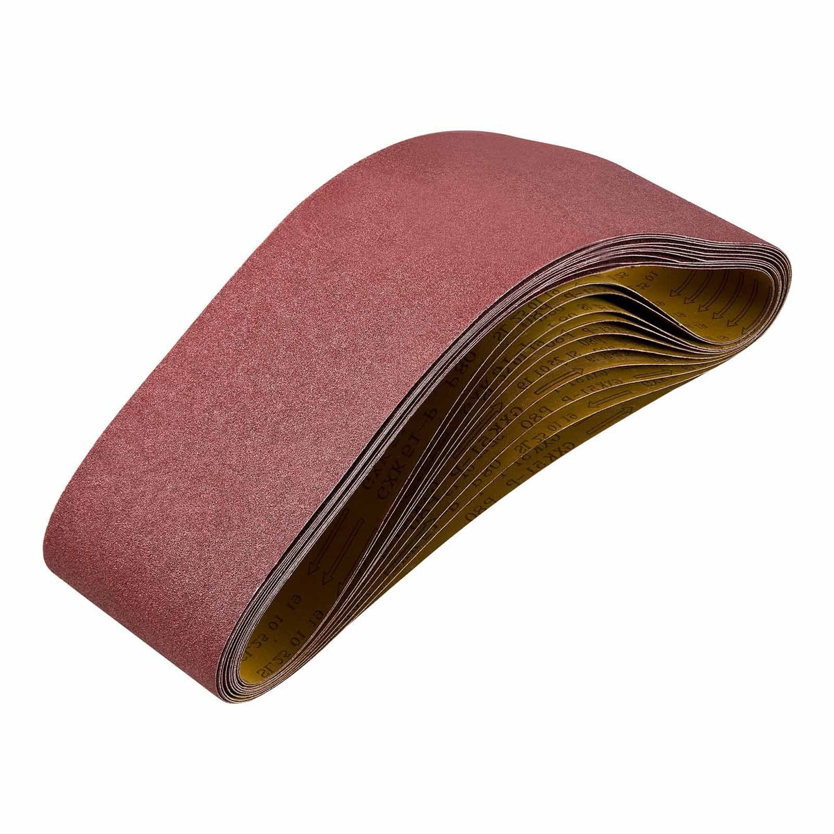 Sanding Belts, 6 x 48-inch Belt Sander Sanding Belts, 10PCS 80 Grit Aluminum Oxide for Woodworking, Steel, Aluminum, Non-Ferrous Metals