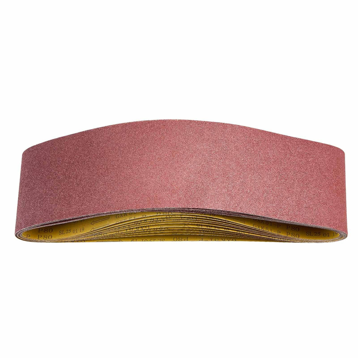 Sanding Belts, 6 x 48-inch Belt Sander Sanding Belts, 10PCS 80 Grit Aluminum Oxide for Woodworking, Steel, Aluminum, Non-Ferrous Metals