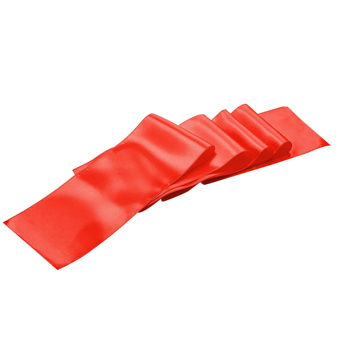 Satin Chair Sashes Bows, 100PCS Chair Ribbon Ties Back Sash, 7 x 108 inch, Red Wedding Reception Decoration, for Wedding Ceremony Baby Shower Party Events Banquet Chair Cover Decoration