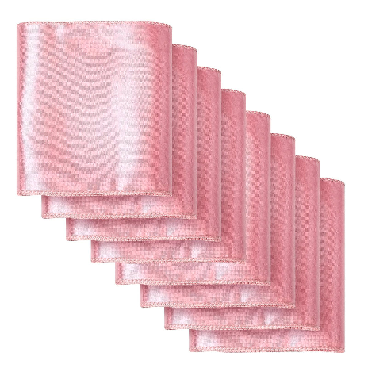 Satin Chair Sashes Bows, 50PCS Chair Ribbon Ties Back Sash, 7 x 108 inch, Rose Gold Wedding Reception Decoration, for Wedding Ceremony Baby Shower Party Events Banquet Chair Cover Decoration