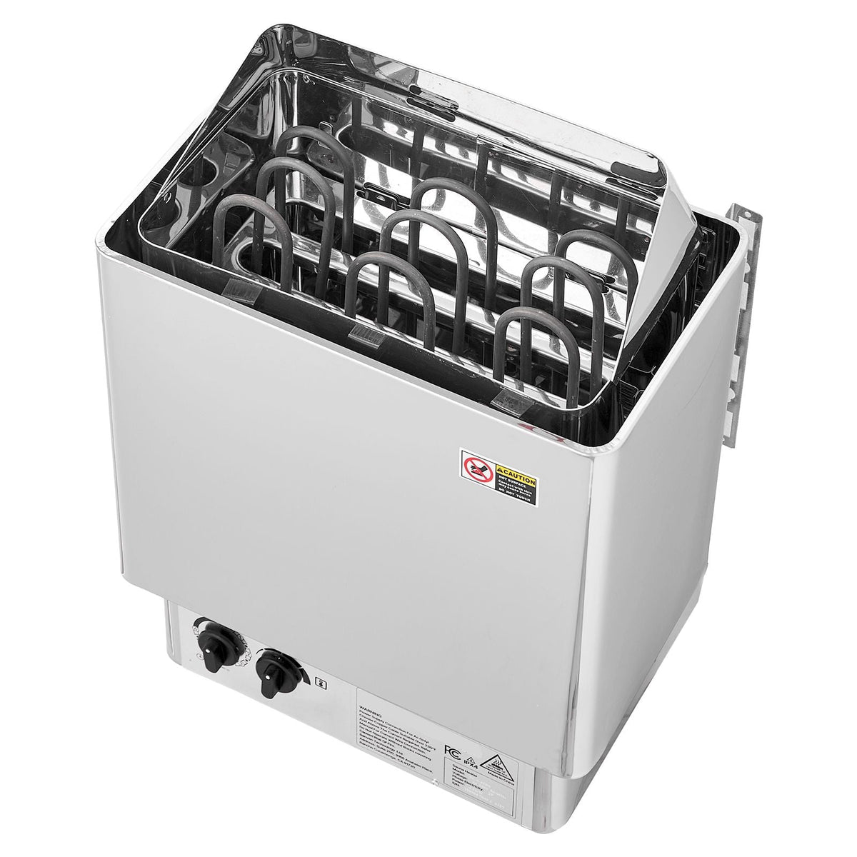 Sauna Heater, 4.5KW 240V Electric Sauna Stove, Dry Steam Bath Saunas Stove with Pre-Drilled Bracket, Fit 105 to 210 CU.FT Saunas Rooms, Steam Bath Stoves for Home, Commercial, Leisure Venues