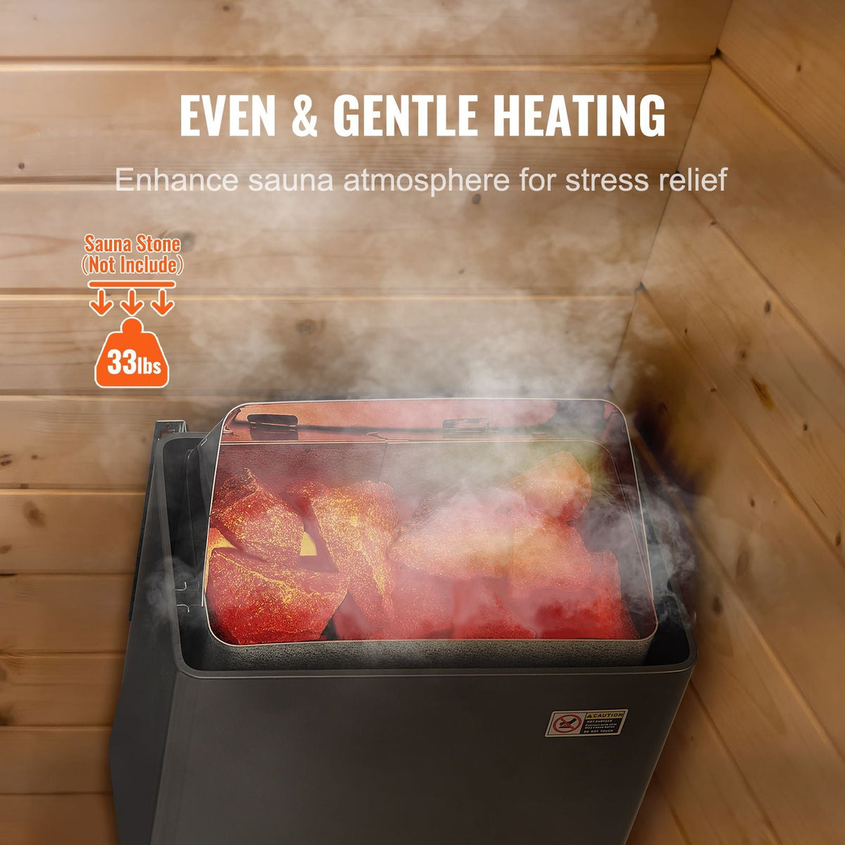 Sauna Heater, 9KW 220V Electric Sauna Stove, Steam Bath Sauna Heater with External Digital Controller, 3h Timer and Adjustable Temp for Max. 317-459 Cubic Feet, Home Hotel Spa Shower Use