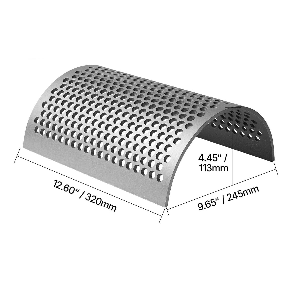 Screen Mesh for Plastic Shredder, High-Quality Steel Durable Mesh, 0.39 in/10 mm High-Precision Aperture Screen, Compatible with Model 300 Plastic Grinder, Suitable for Medium Particle Recycling