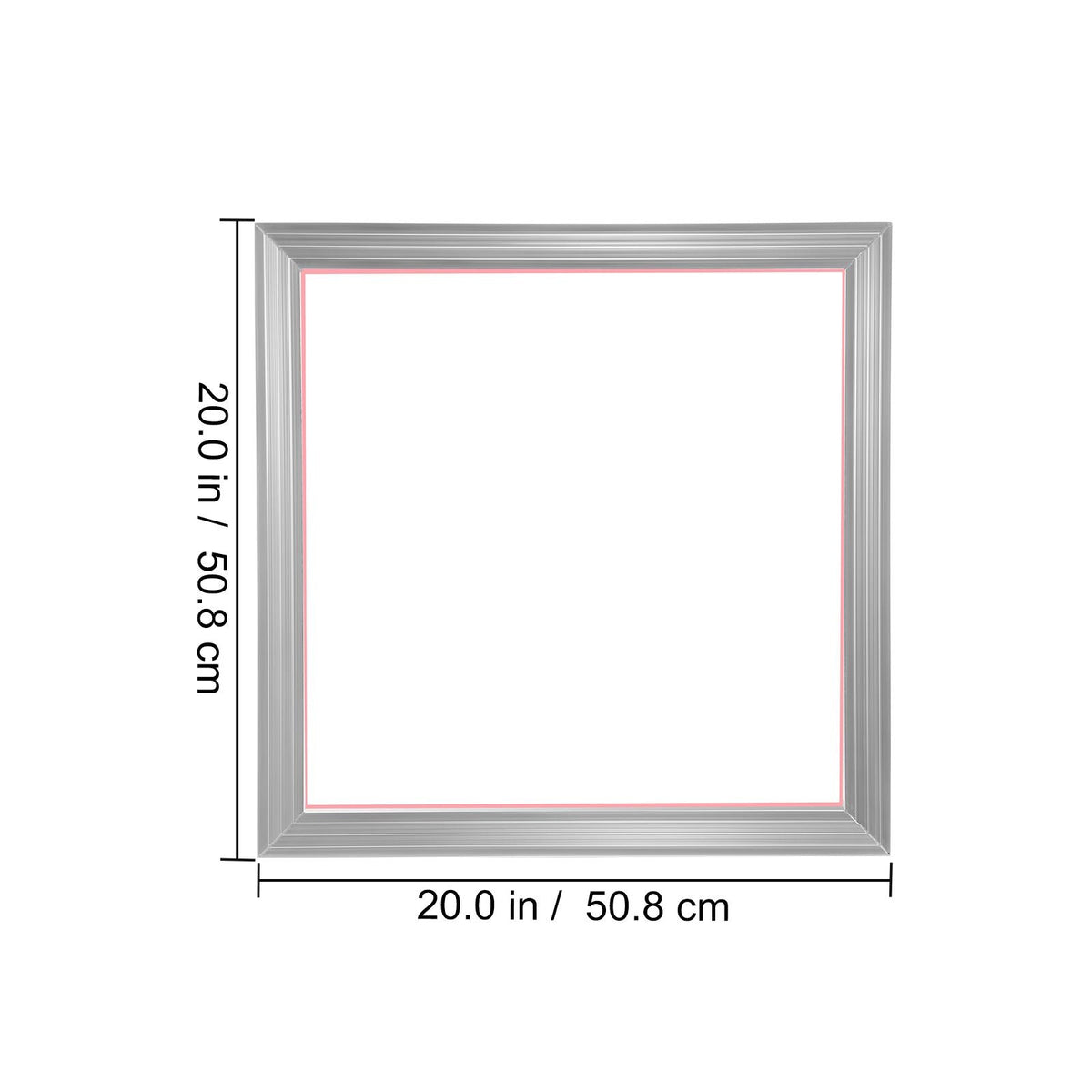 Screen Printing Kit, 4 Pieces Aluminum Silk Screen Printing Frames, 20x20inch Silk Screen Printing Frame with 110 Count Mesh, High Tension Nylon Mesh and Sealing Tape for T-shirts DIY Printing