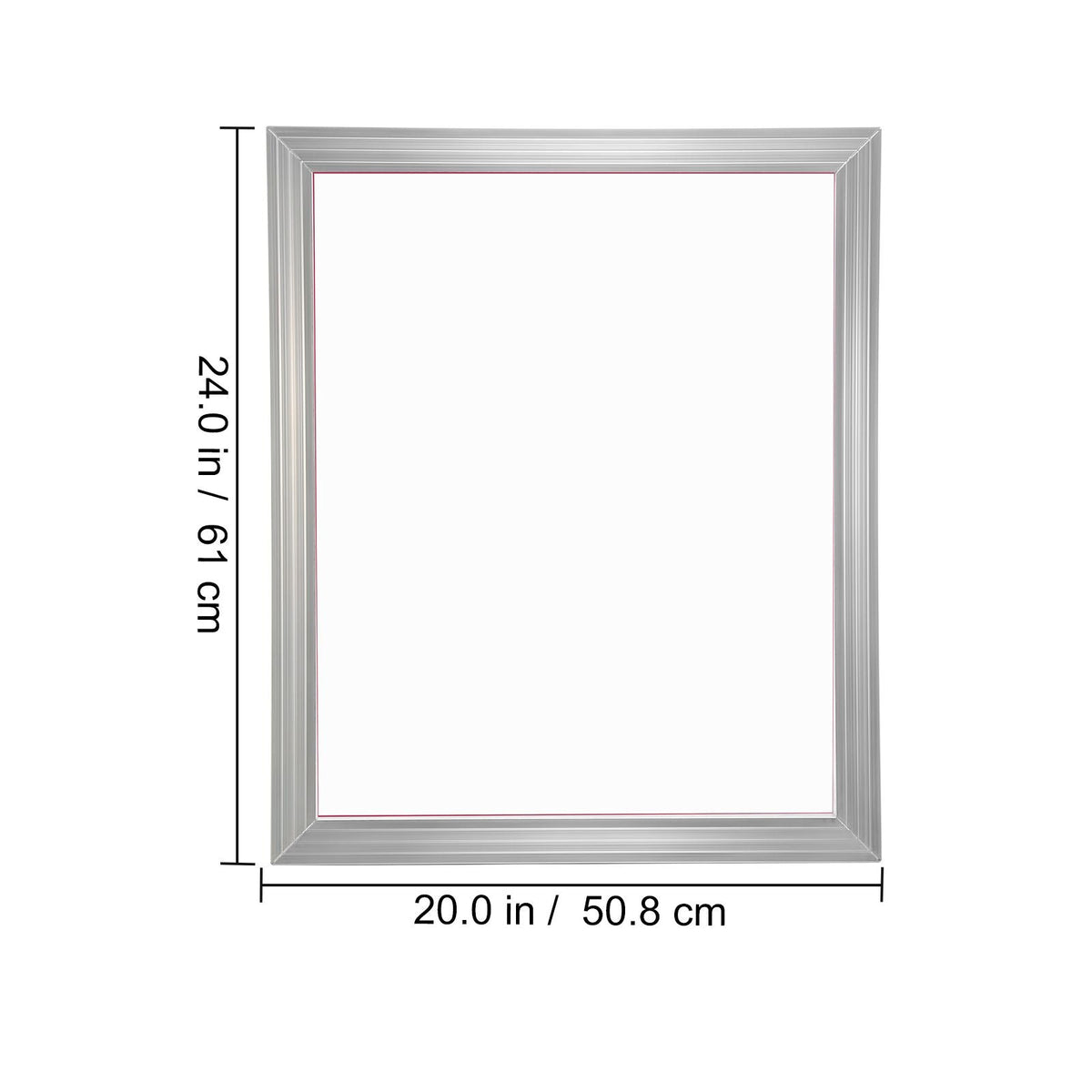 Screen Printing Kit, 4 Pieces Aluminum Silk Screen Printing Frames, 20x24inch Silk Screen Printing Frame with 355 Count Mesh, High Tension Nylon Mesh and Sealing Tape for T-shirts DIY Printing