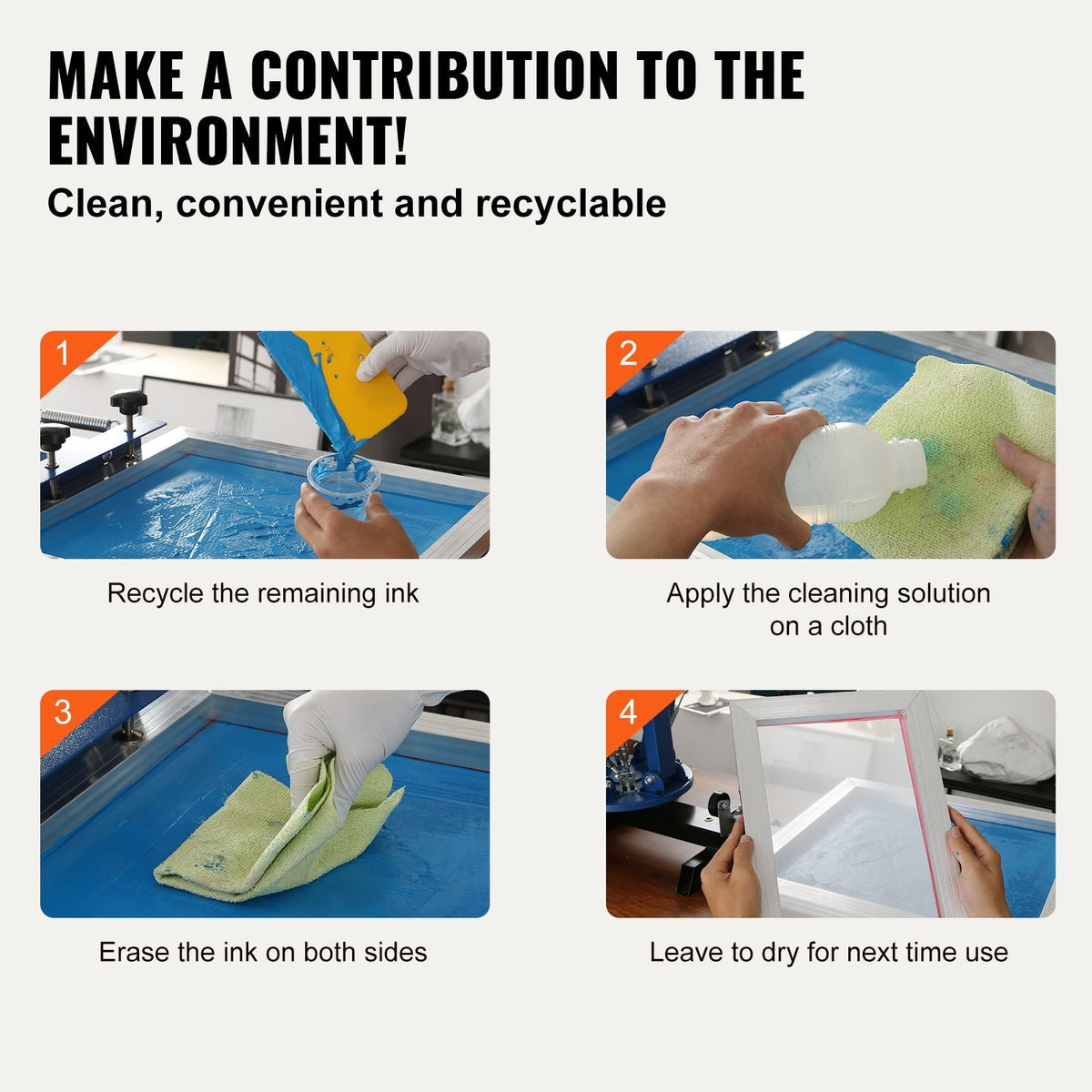 Screen Printing Kit, 6 Pieces Aluminum Silk Screen Printing Frames, 10x14inch Silk Screen Printing Frame with 110 Count Mesh, High Tension Nylon Mesh and Sealing Tape for T-shirts DIY Printing