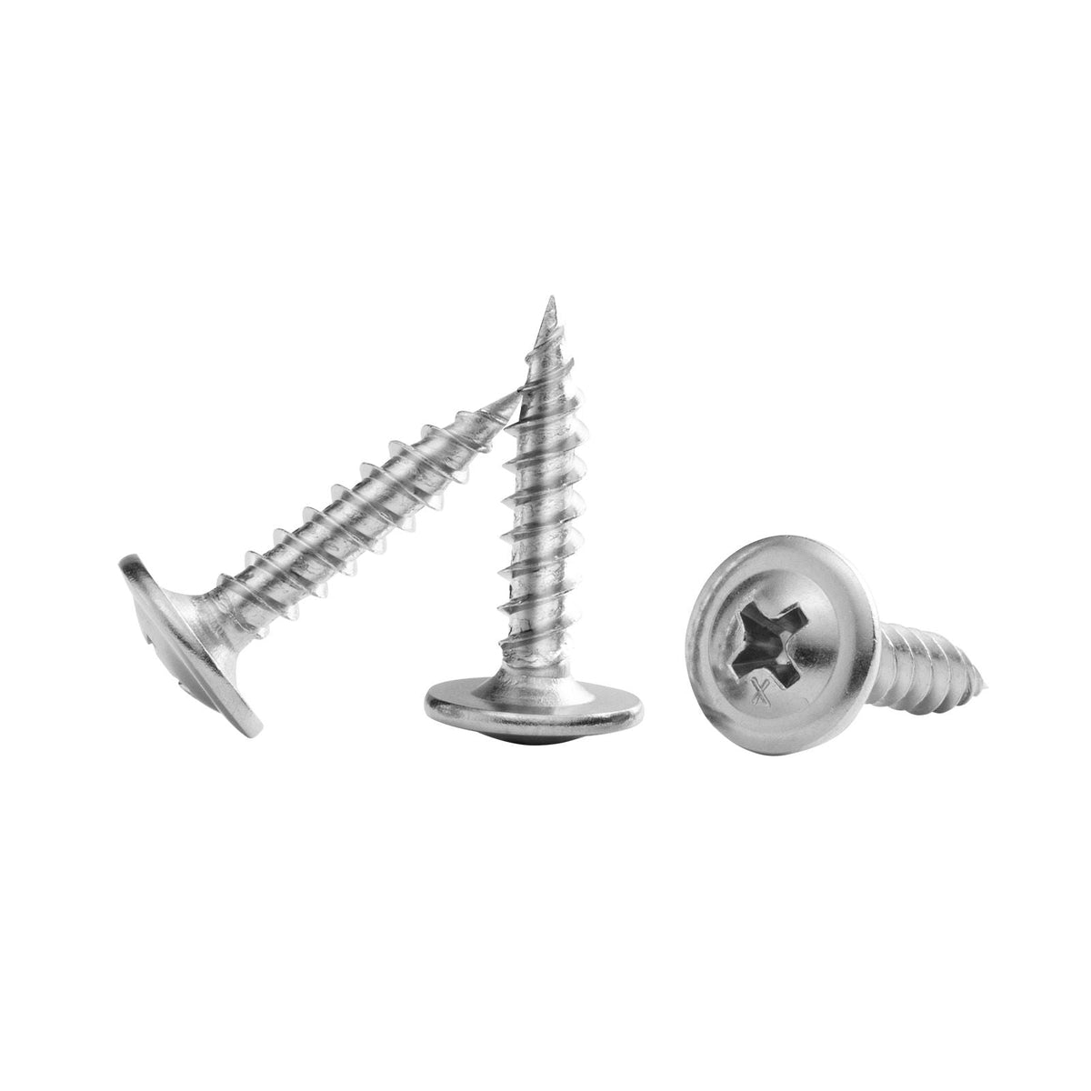 Screws, #8 x 3/4 inch Length Self Drilling Drywall to Wood Screw, All Purpose High-Hardness Stainless Steel Wall Anchors with a Phillips Drill Bit, Cross Slot for Home Renovation(300 per Box)