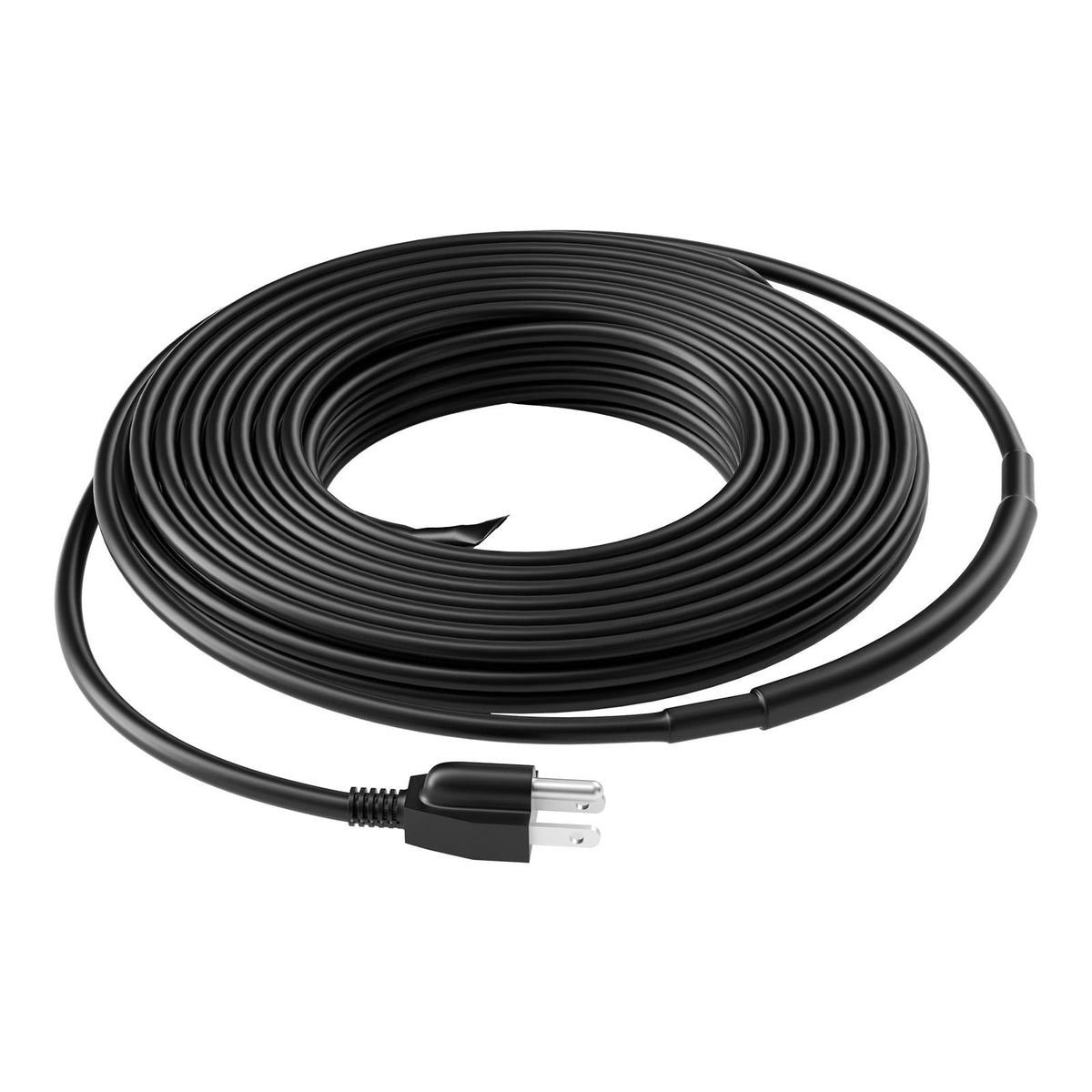 Self-Regulating Pipe Heating Cable, 12FT 5W/FT Heat Tape for Pipes, Roof Snow Melting De-icing, Gutter and Pipe Freeze Protection