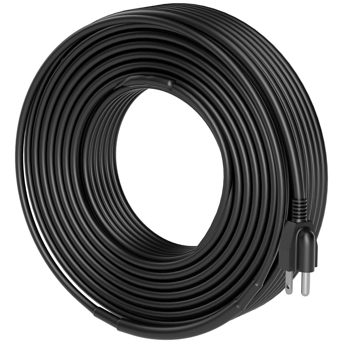 Self-Regulating Pipe Heating Cable, 140FT 5W/FT Heat Tape for Pipes, Roof Snow Melting De-icing, Gutter and Pipe Freeze Protection