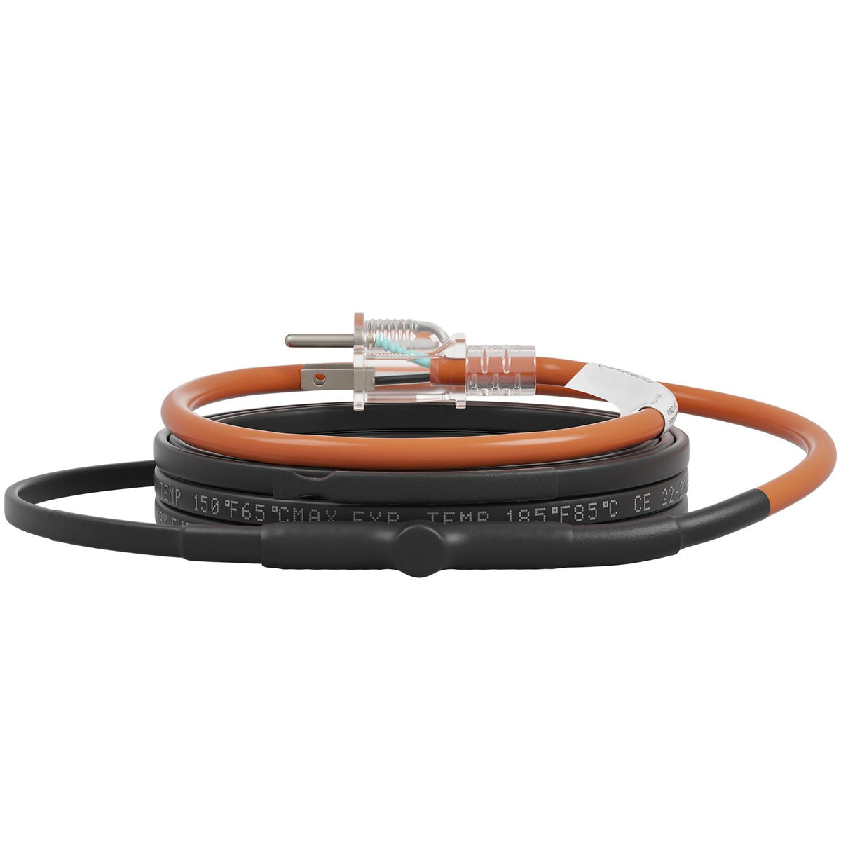 Self-Regulating Pipe Heating Cable, 18-feet 5W/ft Heat Tape for Pipes Freeze Protection, Protects PVC Hose, Metal and Plastic Pipe from Freezing, 120V