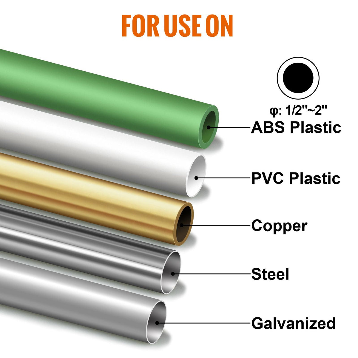 Self-Regulating Pipe Heating Cable, 30-feet 5W/ft Heat Tape for Pipes Freeze Protection, Protects PVC Hose, Metal and Plastic Pipe from Freezing, 120V