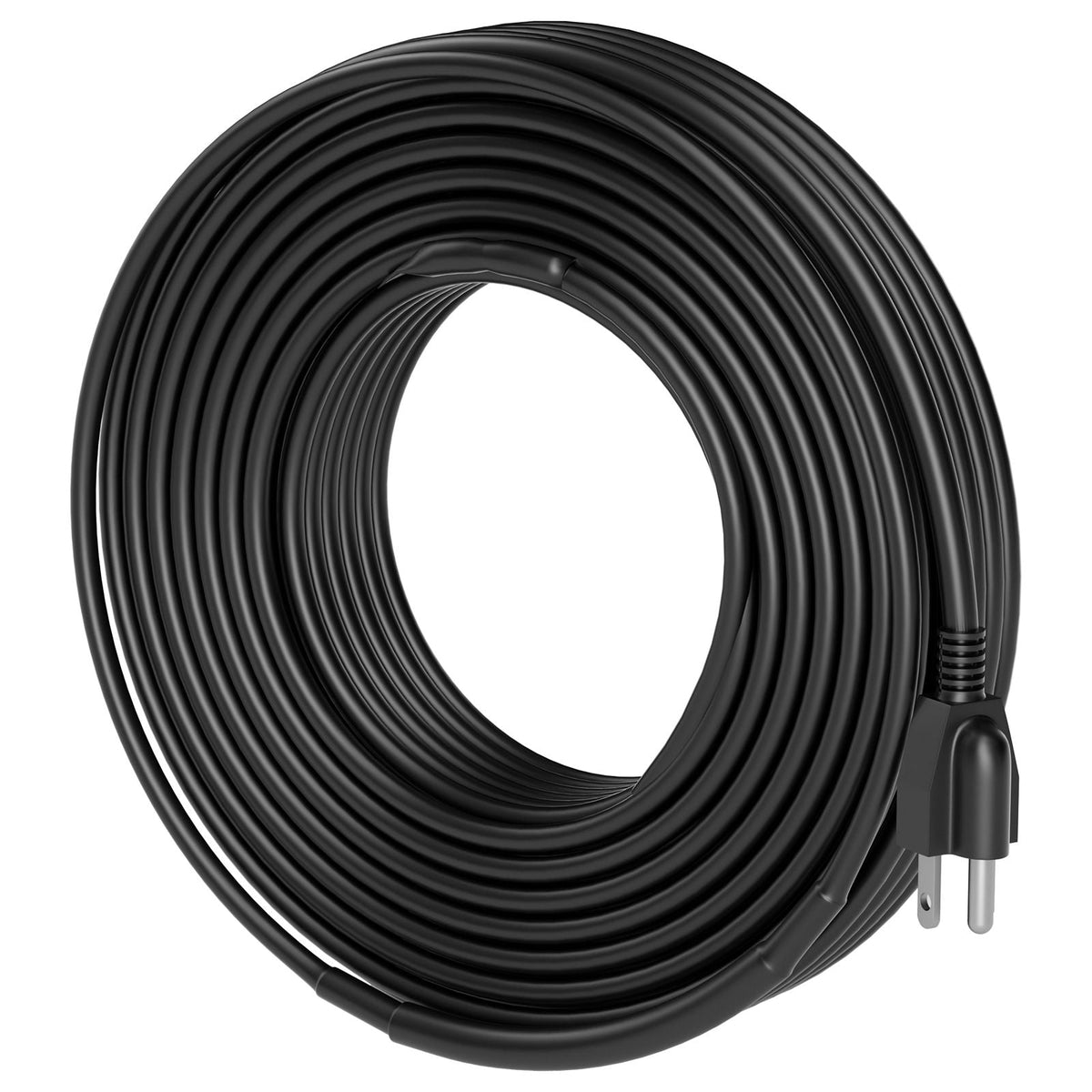 Self-Regulating Pipe Heating Cable, 80FT 5W/FT Heat Tape for Pipes, Roof Snow Melting De-icing, Gutter and Pipe Freeze Protection