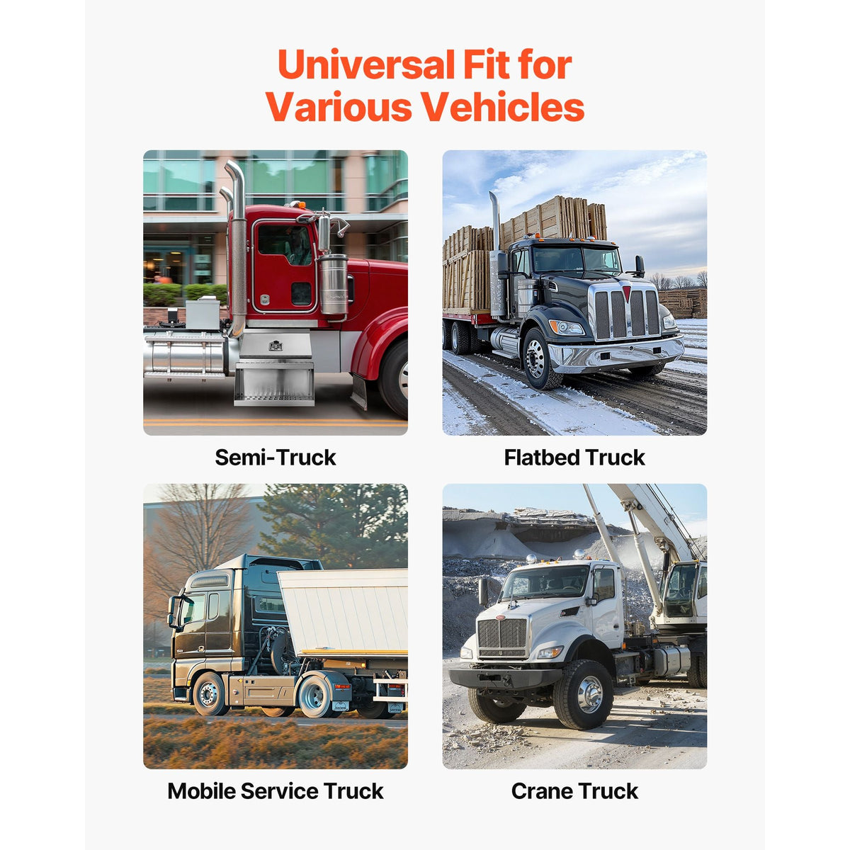 Semi-Truck Step Tool Box, 24" x 27.5" x 25.4" Heavy Duty Aluminum Toolbox Side Mount, Waterproof Side Storage Saddle Step Box with T-Handle Lock & Keys for Semi Trucks, Flatbed Trailers