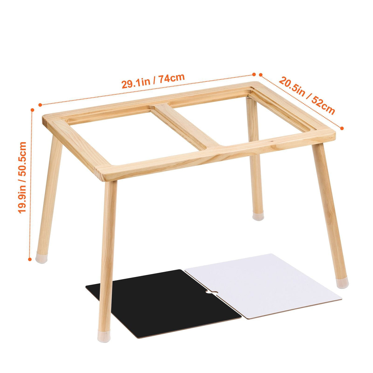 Sensory Table for Toddlers, Kids Activity Table with Double-Sided Tabletop & Non-Slip Feet, Indoor/Outdoor Play Activity Table, Wooden Sensory Table for Drawing Studying, Ideal Gift for Boy Girl