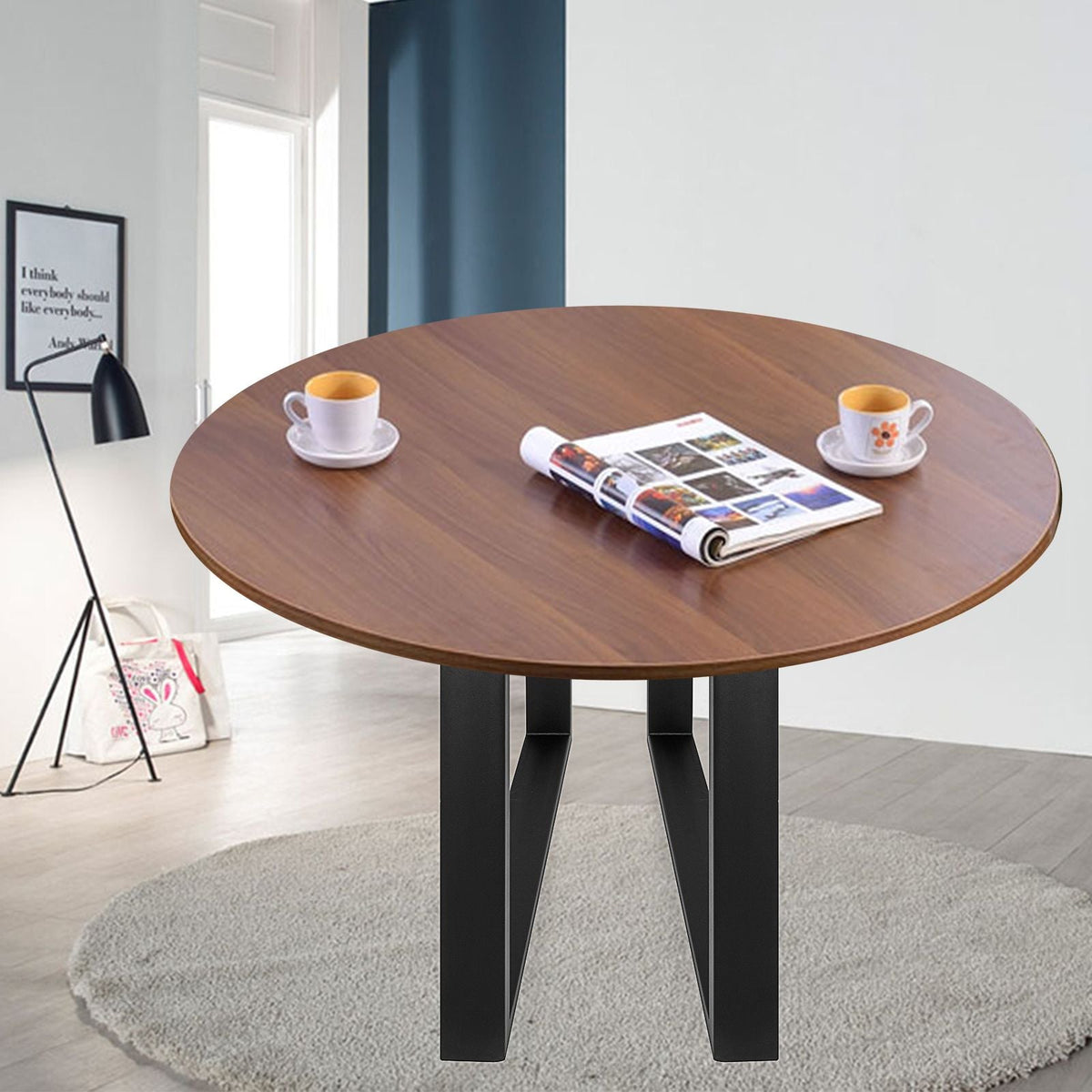 Set of 2 Steel Table Legs, 28''Height 35''Wide Dining Table Legs, Heavy Duty 3.1" Width Box Section Square Table Legs, 28x35x3.1 Inch Black Color Industrial Country Style Metal Dining Legs