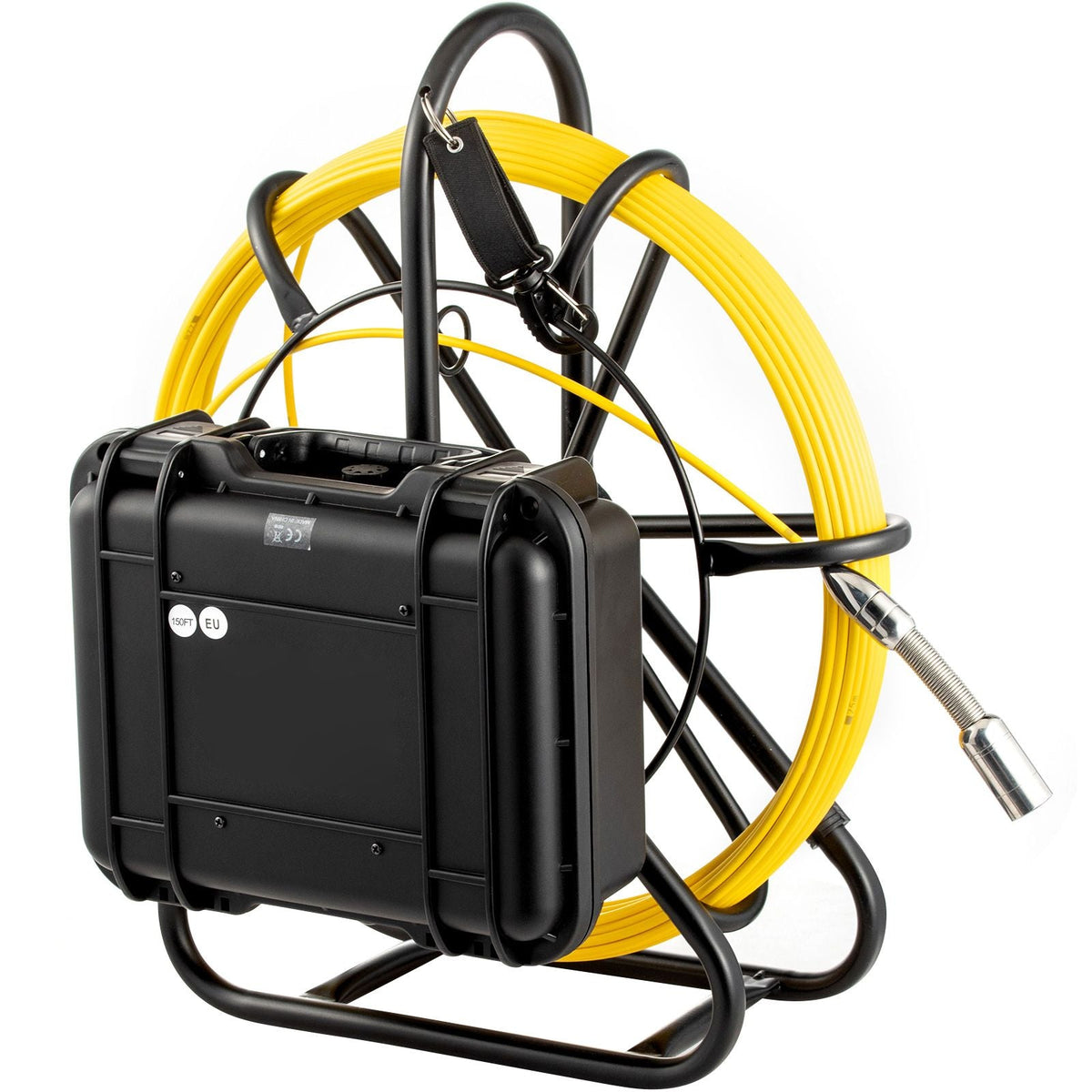 Sewer Camera, 150 ft Pipeline Inspection Camera with 9-inch Screen, Waterproof IP68 Borescope Camera with 12 Adjustable LEDs, 16 GB SD Card, Industrial Endoscope for Sewer, Home, Duct Drain Pipe