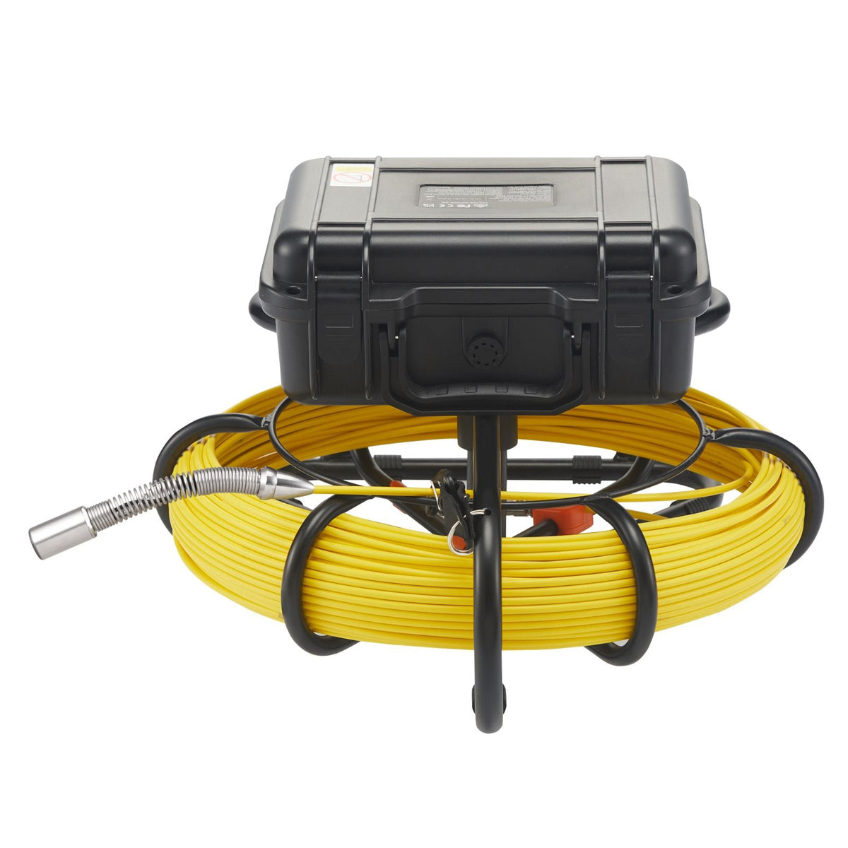 Sewer Camera, 230 ft/70 m, 9" Screen Pipeline Inspection Camera with DVR Function, Waterproof IP68 Camera with 12 Adjustable LEDs, with a 16GB SD Card, for Sewer Line, Home, Duct Drain Pipe Plum
