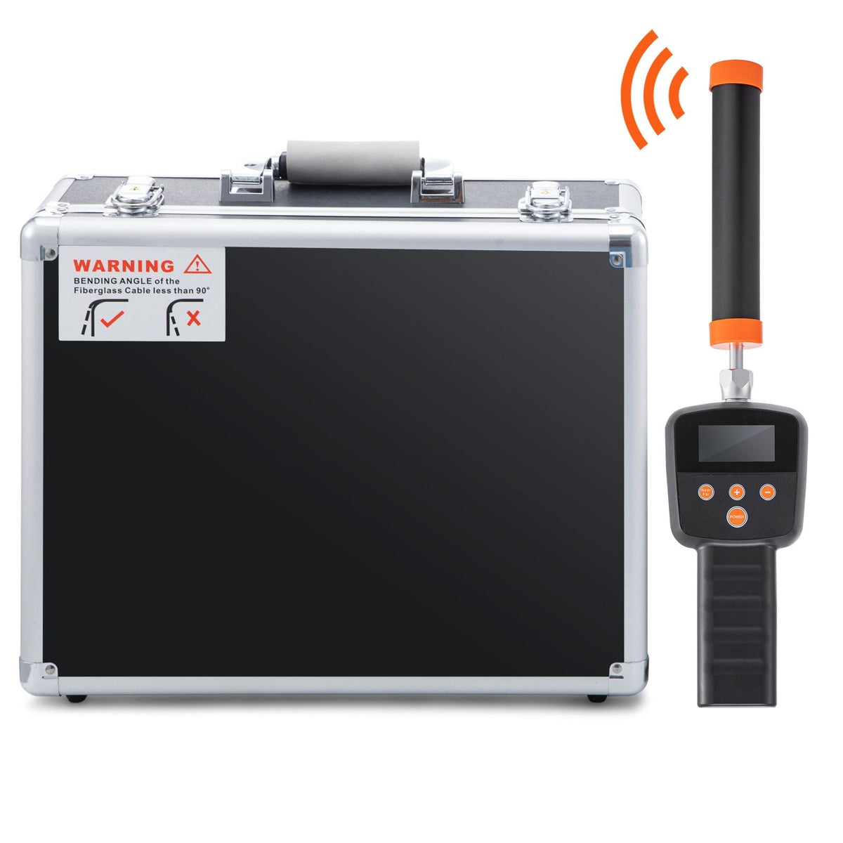 Sewer Camera with 512Hz Locator, 131 ft/40 m, 7" Pipeline Inspection Camera with DVR Function, IP68 Camera with 12 Adjustable LEDs, A 16 GB SD Card for Sewer Line, Home, Duct Drain Pipe Plumbing