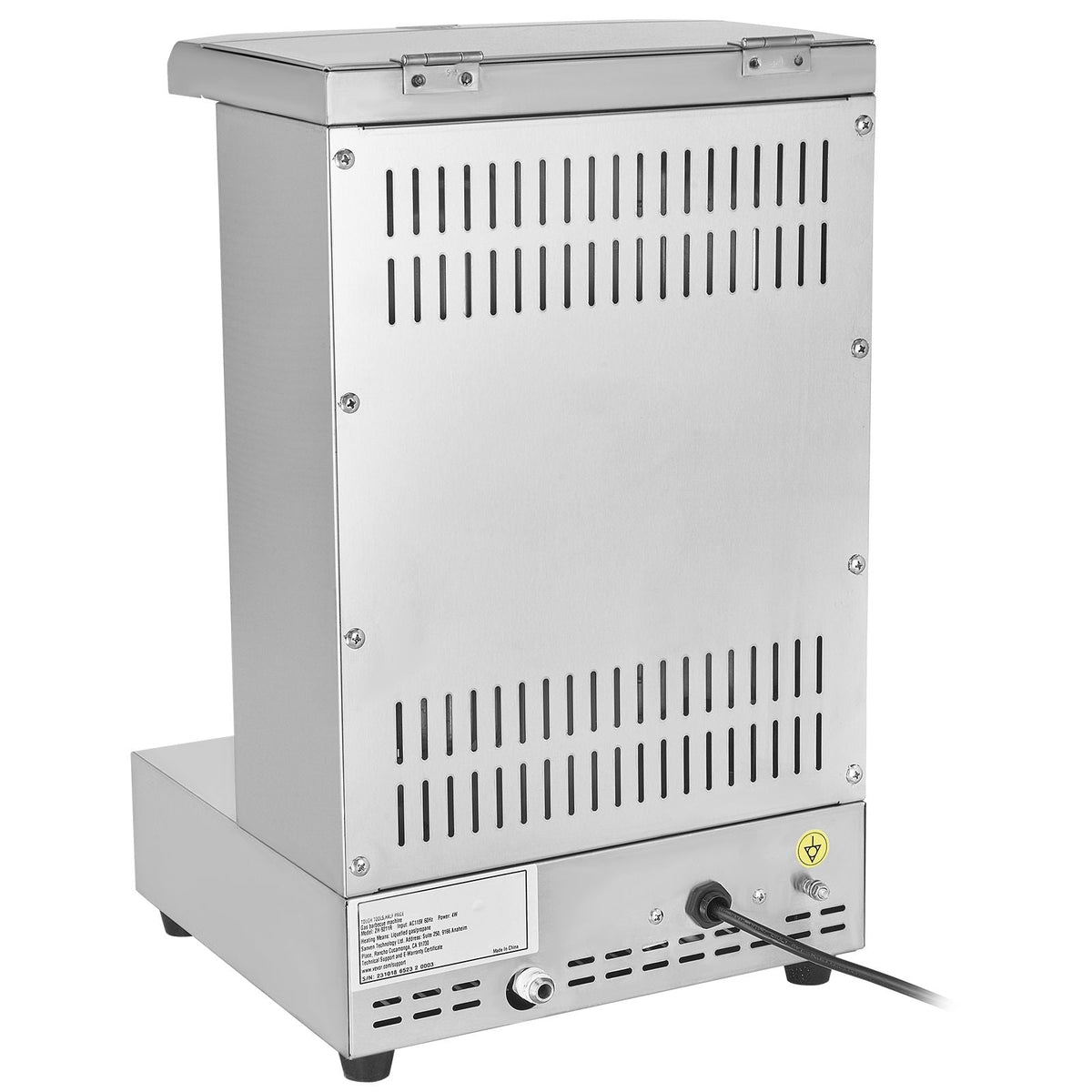 Shawarma Grill Machine, 13 lbs Capacity, Chicken Shawarma Cooker Machine with 2 Burners, Gas Vertical Broiler Gyro Rotisserie Oven Doner Kebab Machine, for Home Restaurant Kitchen Parties