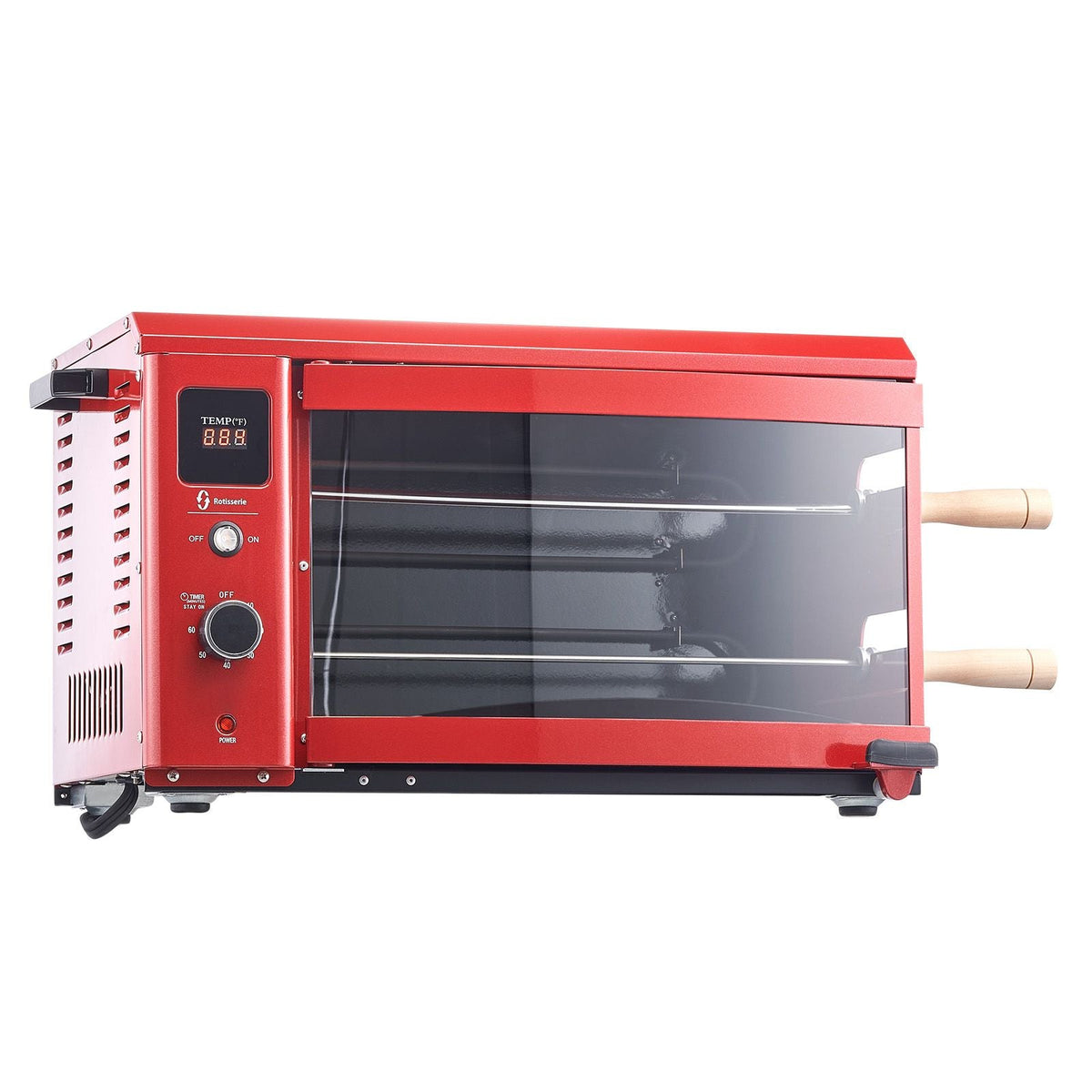 Shawarma Grill Machine, 2 Strings of Barbecue Capacity, Chicken Shawarma Cooker Machine, Electric Broiler Gyro Rotisserie Oven Doner Kebab Machine, for Home Restaurant Kitchen Parties