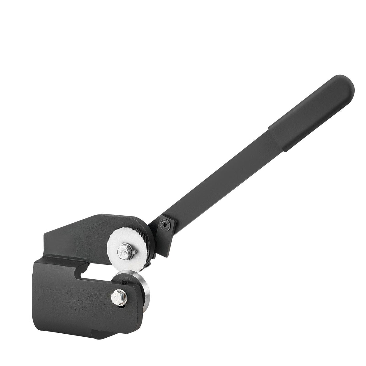 Sheet Metal Shear, Throatless Rotary Hand Shear, 16 Gauge Mild Steel Sheet Cutter with 0.06 in Capacity, with Solid Construction, Mounting Type, for Cutting Steel, Copper, Rebar, and Aluminum