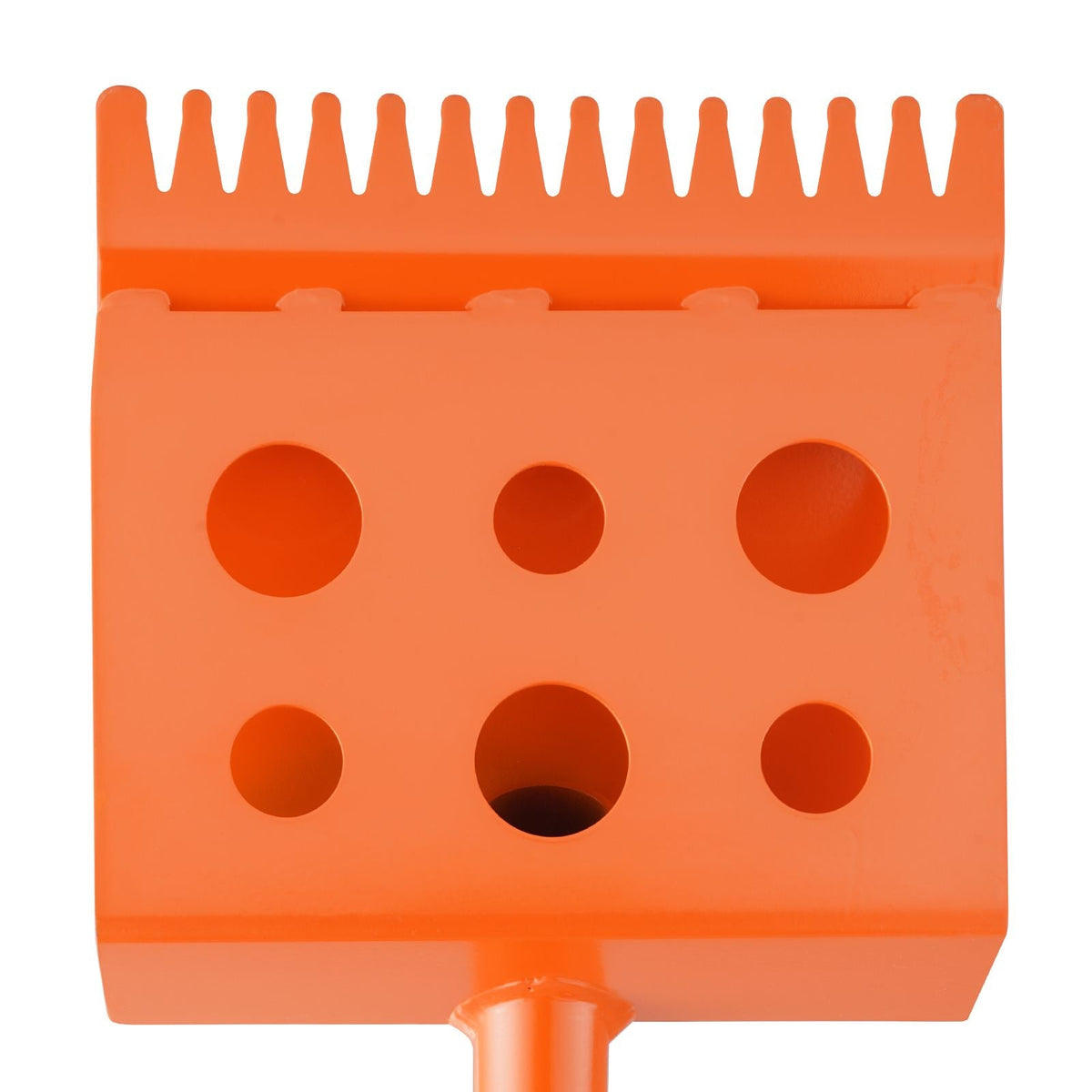Shingle Shovel 1 Pack, D-Grip Handle Shingle Roof Ripper, High Hardness 45# Steel & Lightweight Easy Tearing Off Roofing & Nails Tool, ideal for Commercial and Residential Use,Orange