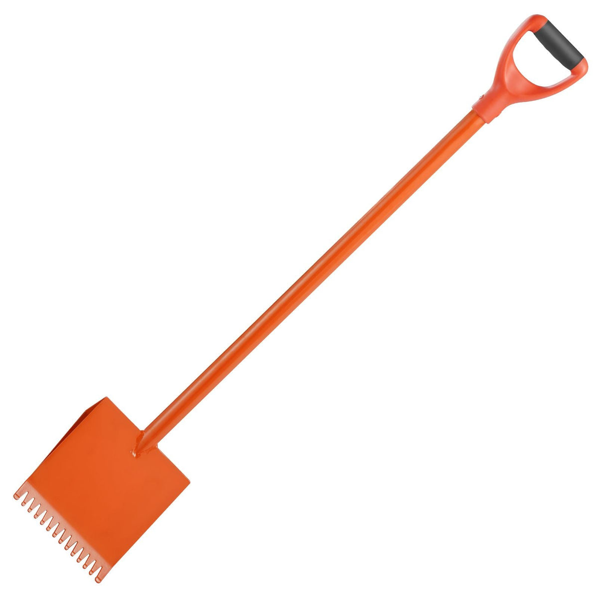Shingle Shovel 4 Pack, D-Grip Handle Shingle Roof Ripper, High Hardness 45# Steel & Lightweight Easy Tearing Off Roofing & Nails Tool, ideal for Commercial and Residential Use,Orange