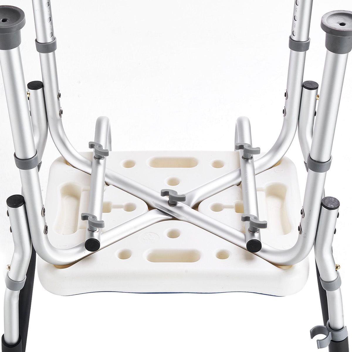 Shower Chair, 400 lbs Capacity, Shower Seat with Back, Adjustable Height Shower Stool, Shower Chair for Inside Shower Bathtub, Non-slip Bathroom Bench Bath Chair for Elderly Disabled Handicap