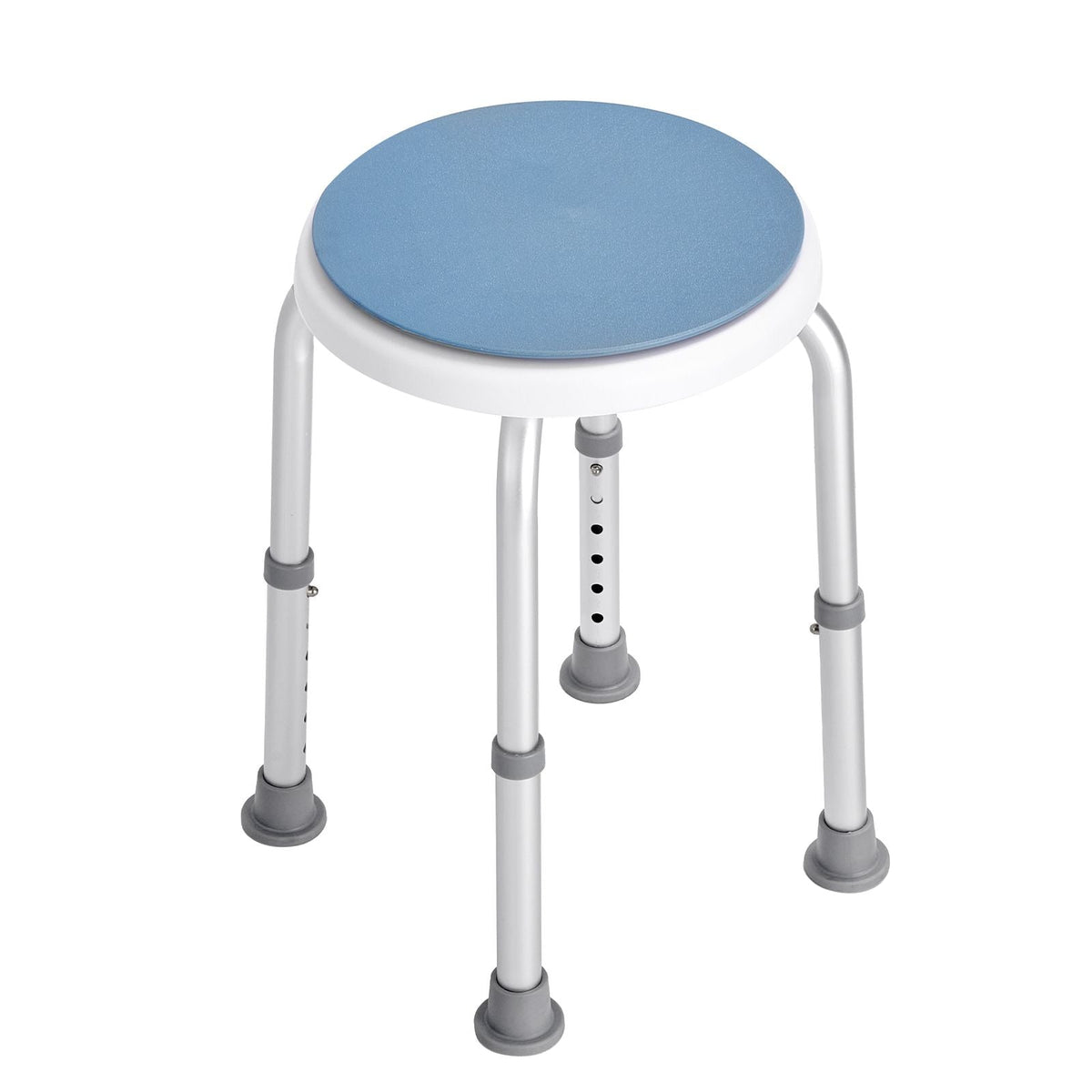 Shower Chair for Inside Shower, 360 Degree Swivel Shower Seat, Adjustable Height Shower Stool, Non-Slip Bench Bathtub Seat Stool for Elderly Disabled Adults Handicap, 300 lbs Capacity