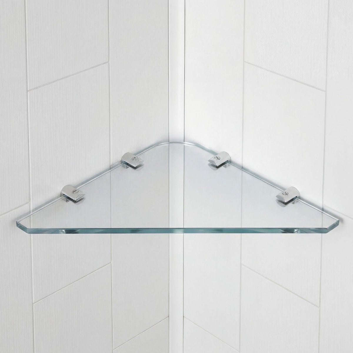 Shower Wall Panels, 60" W x 36" D x 75" H, 0.14" (3.5 mm) Thick, 3-Panel Waterproof SMC Shower Surround Kit, Quick Install and Trimmable Bathroom Tub Wall Panel Surround Kit with 4 Glass Shelves