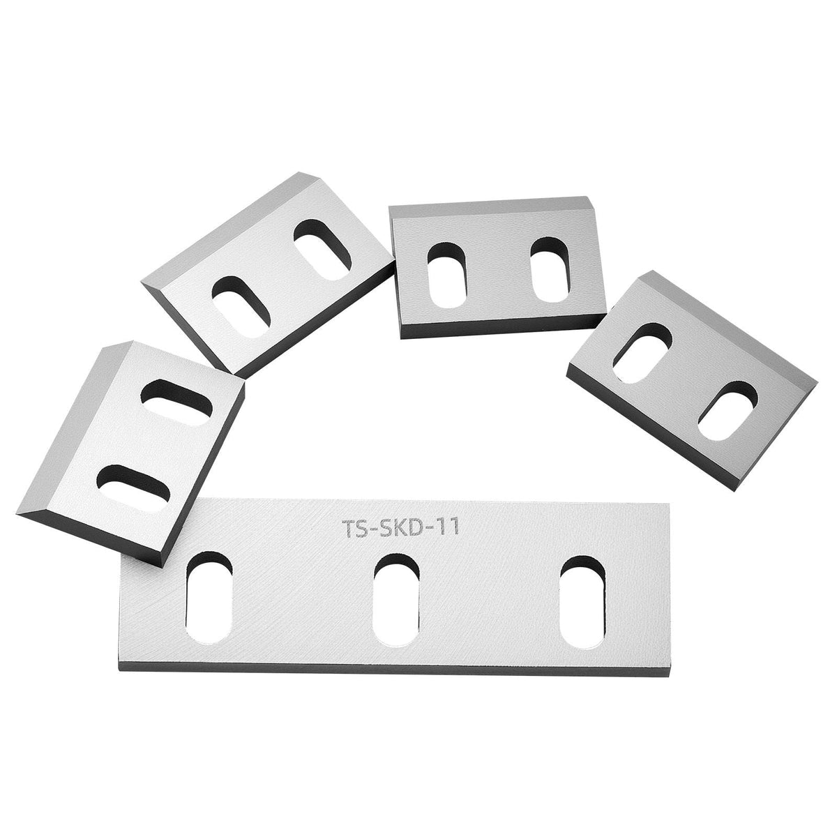 Shredder Blades, Alloy Steel Shredder Machine Blade Kit with 6 Rotating and 2 Fixed Blades, High-Hardness SKD-11 Blade, Compatible with Model 250 Plastic Grinder, for ABS, PP, PVC & Nylon