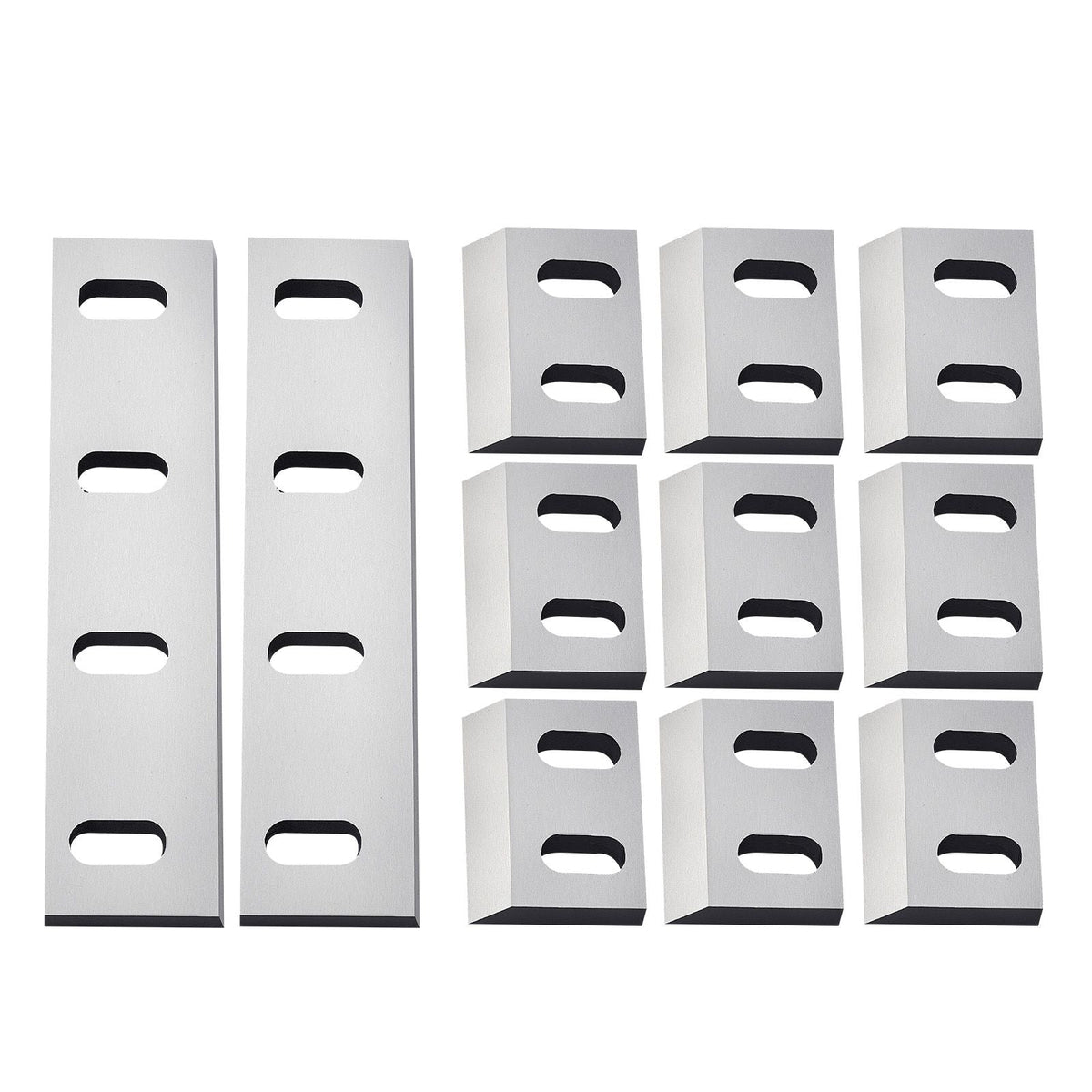 Shredder Blades, Alloy Steel Shredder Machine Blade Kit with 9 Rotating and 2 Fixed Blades, High-Hardness SKD-11 Blade, Compatible with Model 300 Plastic Grinder, for ABS, PP, PVC & Nylon