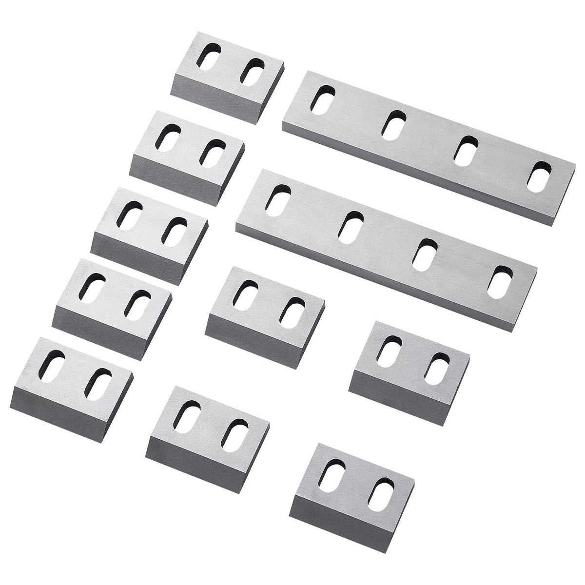 Shredder Blades, Alloy Steel Shredder Machine Blade Kit with 9 Rotating and 2 Fixed Blades, High-Hardness SKD-11 Blade, Compatible with Model 300 Plastic Grinder, for ABS, PP, PVC & Nylon