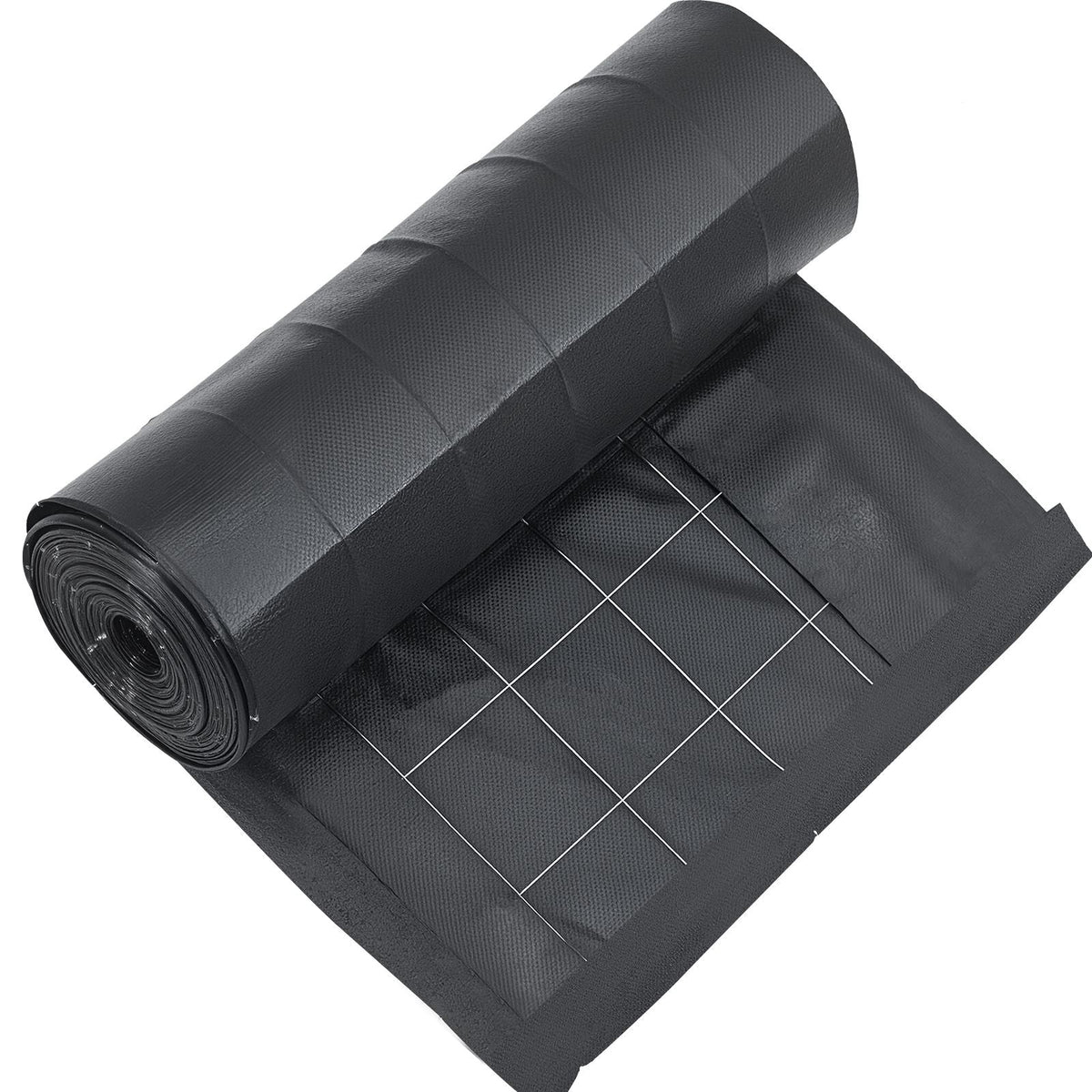 Silt Fence Fabric Roll, 2 x 100 ft Backed Wire Silt Fence, Erosion Control Fencing for Sediment Retention, Industrial Grade Temporary Tough Polypropylene Fabric for Construction Job Sites