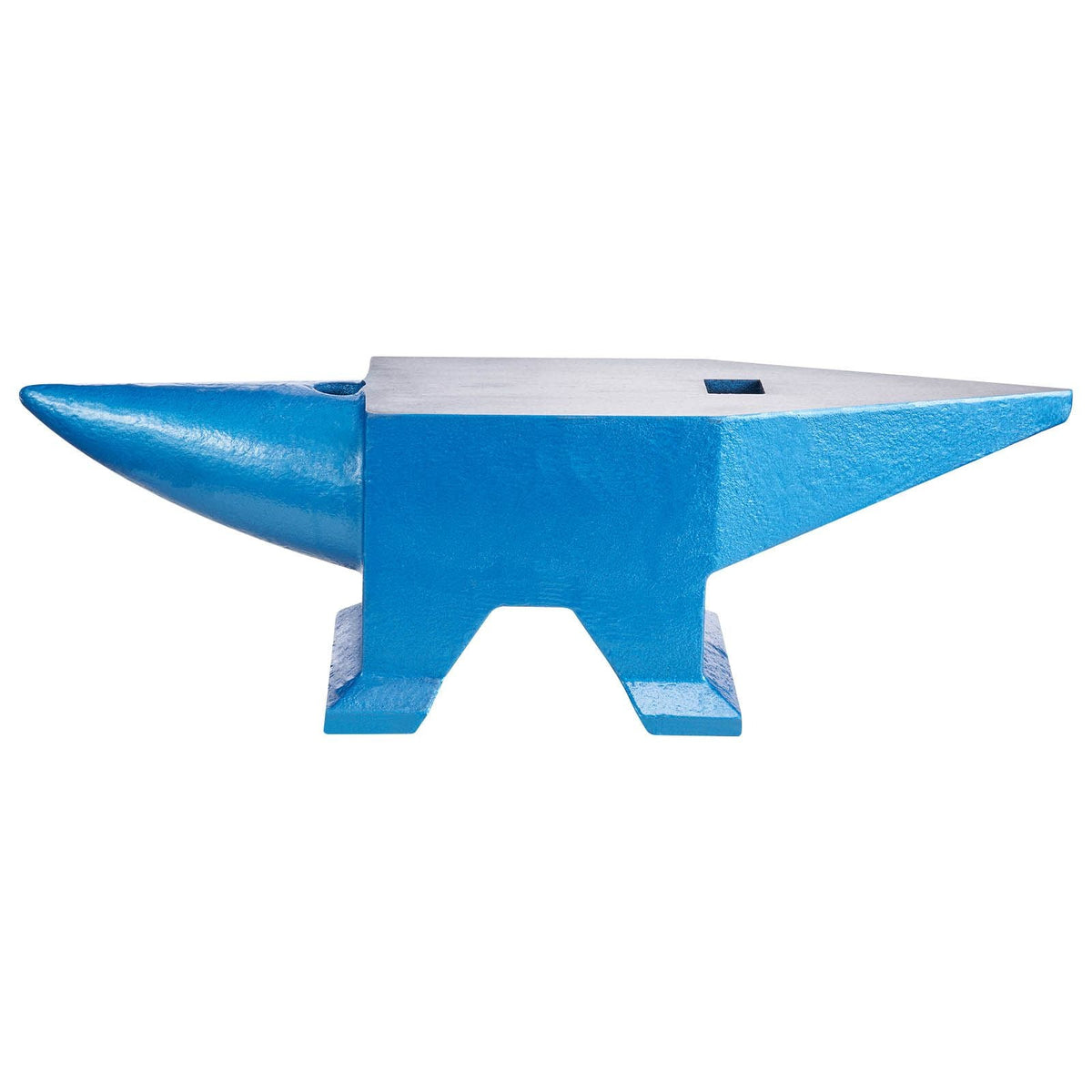 Single Horn Anvil 132Lbs Cast Steel Anvil Blacksmith for Sale Forge Steel Tools with Round and Square Hole and Equipment Anvil Rugged Blacksmith Jewelers Durable and Robust Metal Working Tool