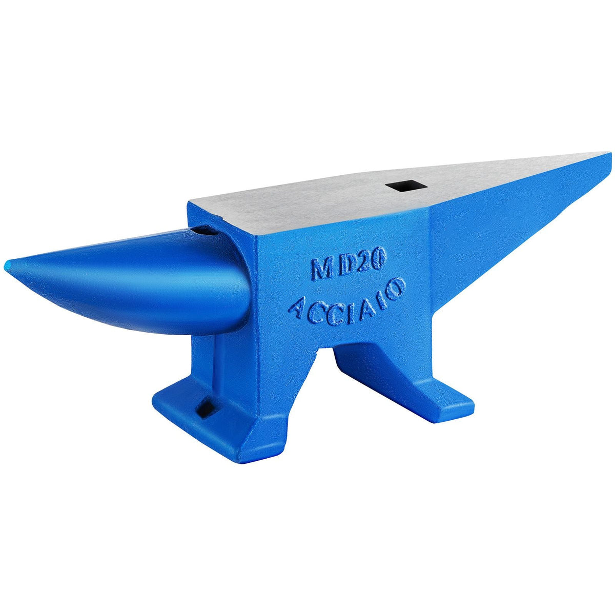 Single Horn Anvil 44Lbs Steel Anvil Blacksmith for Sale Forge Tools and Equipment Anvil Rugged Round and Square Hole Horn Anvil Blacksmith Jewelers Metalsmith Blacksmith Tool