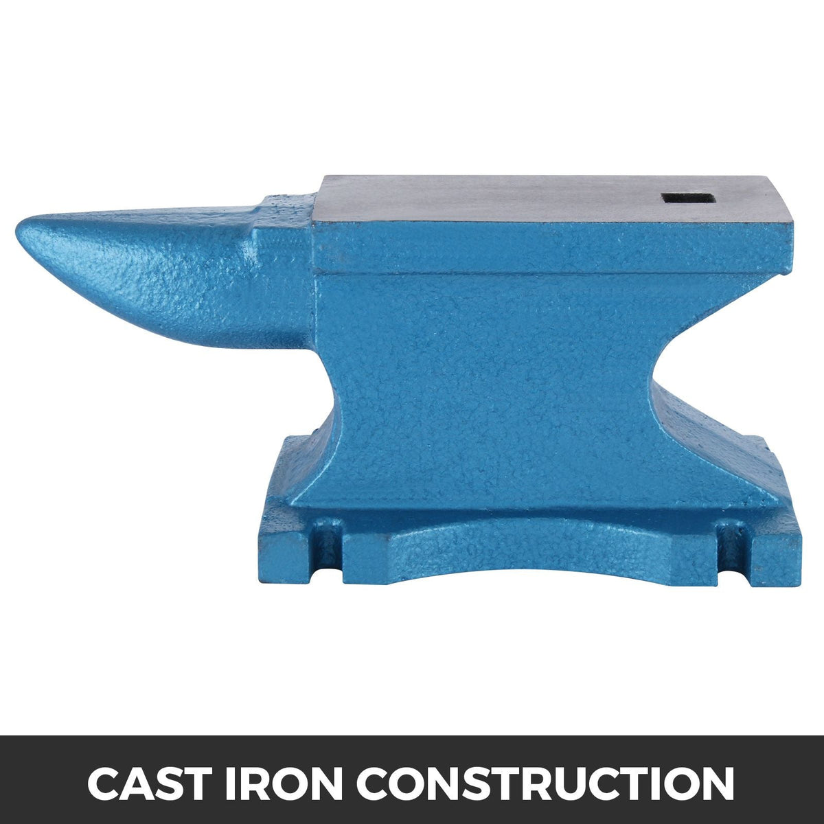 Single Horn Anvil, 99Lbs Rugged Round Horn Anvil Blacksmith Jewelers Metalsmith Blacksmith Tool Cast Iron Anvil Blacksmith for Sale Forge Tools and Equipment