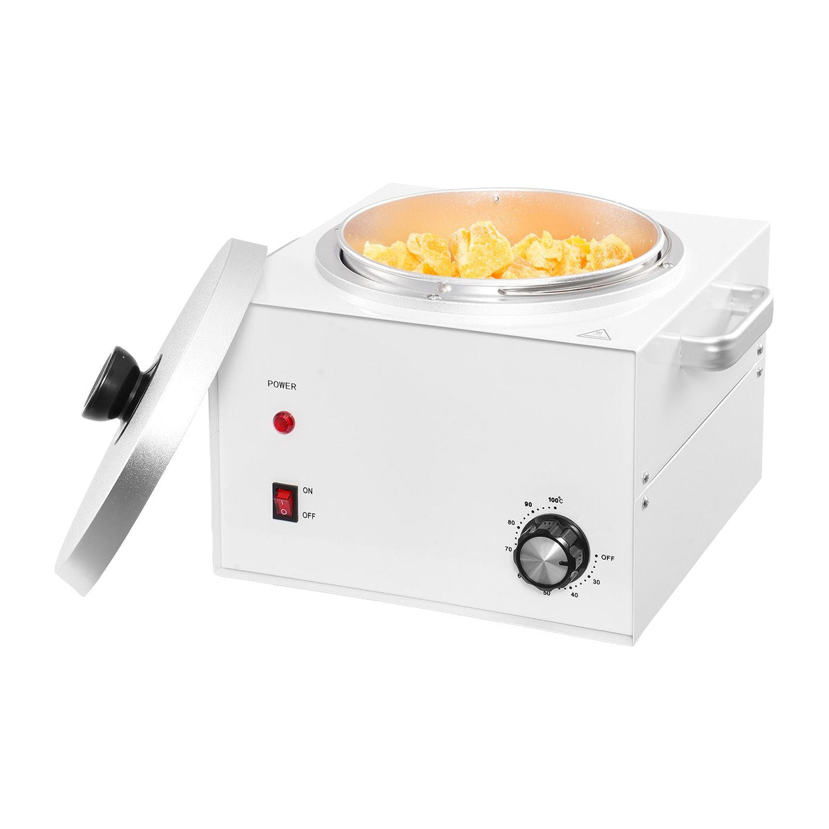Single Pot Wax Warmer, 3000ML 300W Professional Wax Warmer for Hair Removal, 32 - 212 F Adjustable Electric Waxing Heater with 100PCS Waxing Sticks for Home Use, Beauty Salon, Spa