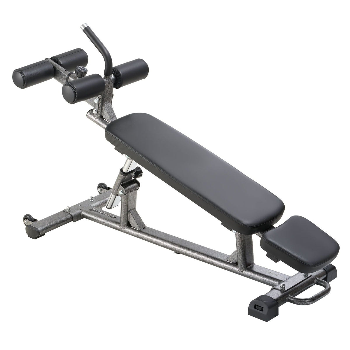 Sit Up Bench, Decline Ab Bench with Reverse Crunch Handle, with 4 Adjustable Height Settings, Heavy Duty Steel, 1000 Lbs Capacity, for Home Gym Workouts, Strength Training, Full Body Muscles