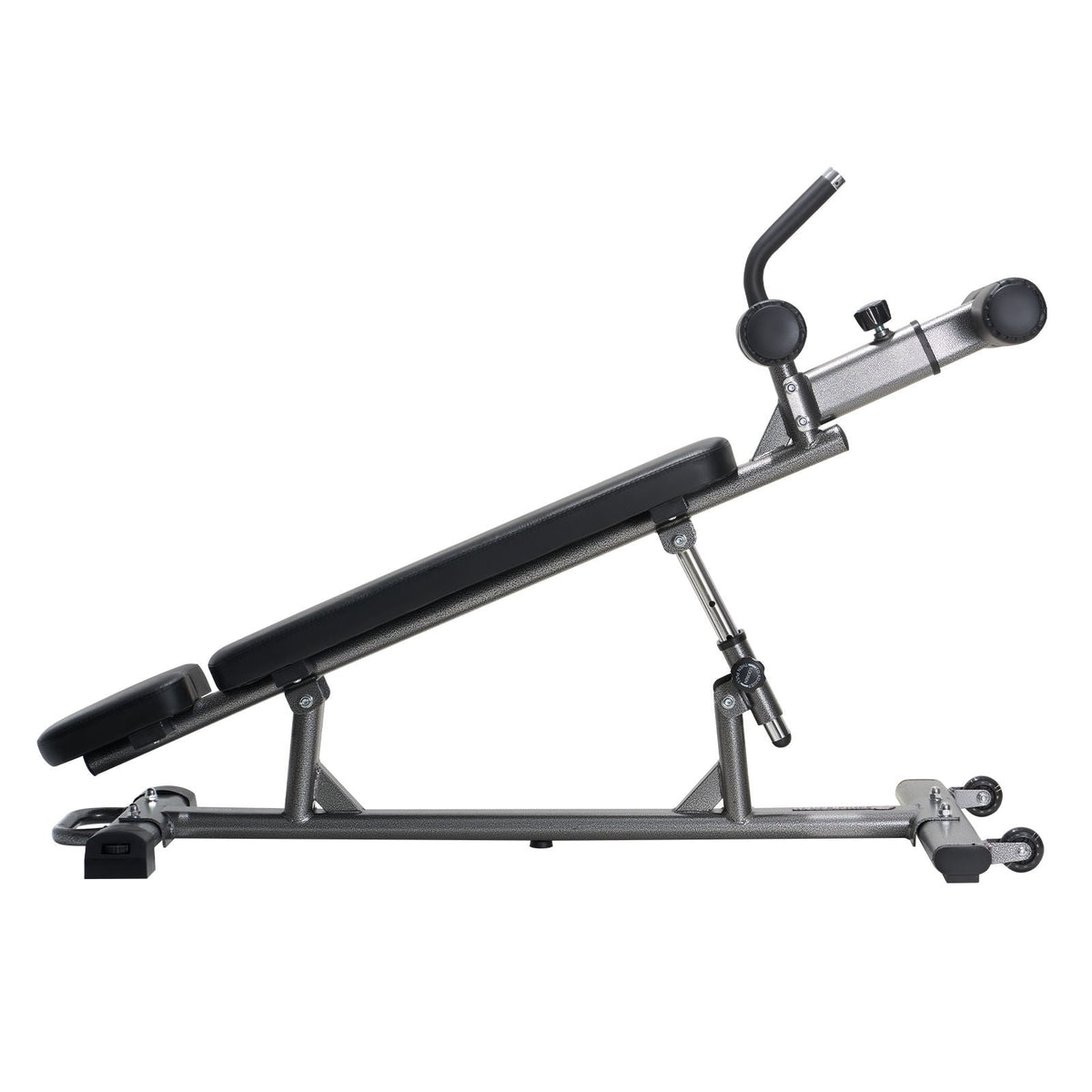 Sit Up Bench, Decline Ab Bench with Reverse Crunch Handle, with 4 Adjustable Height Settings, Heavy Duty Steel, 1000 Lbs Capacity, for Home Gym Workouts, Strength Training, Full Body Muscles